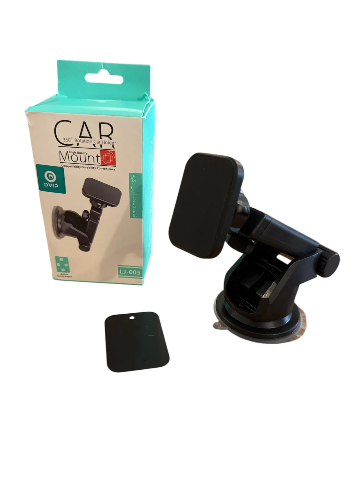 Winex Mıknatıslı 360° Araç İçi Mıknatıslı Telefon Tutucu Siyah