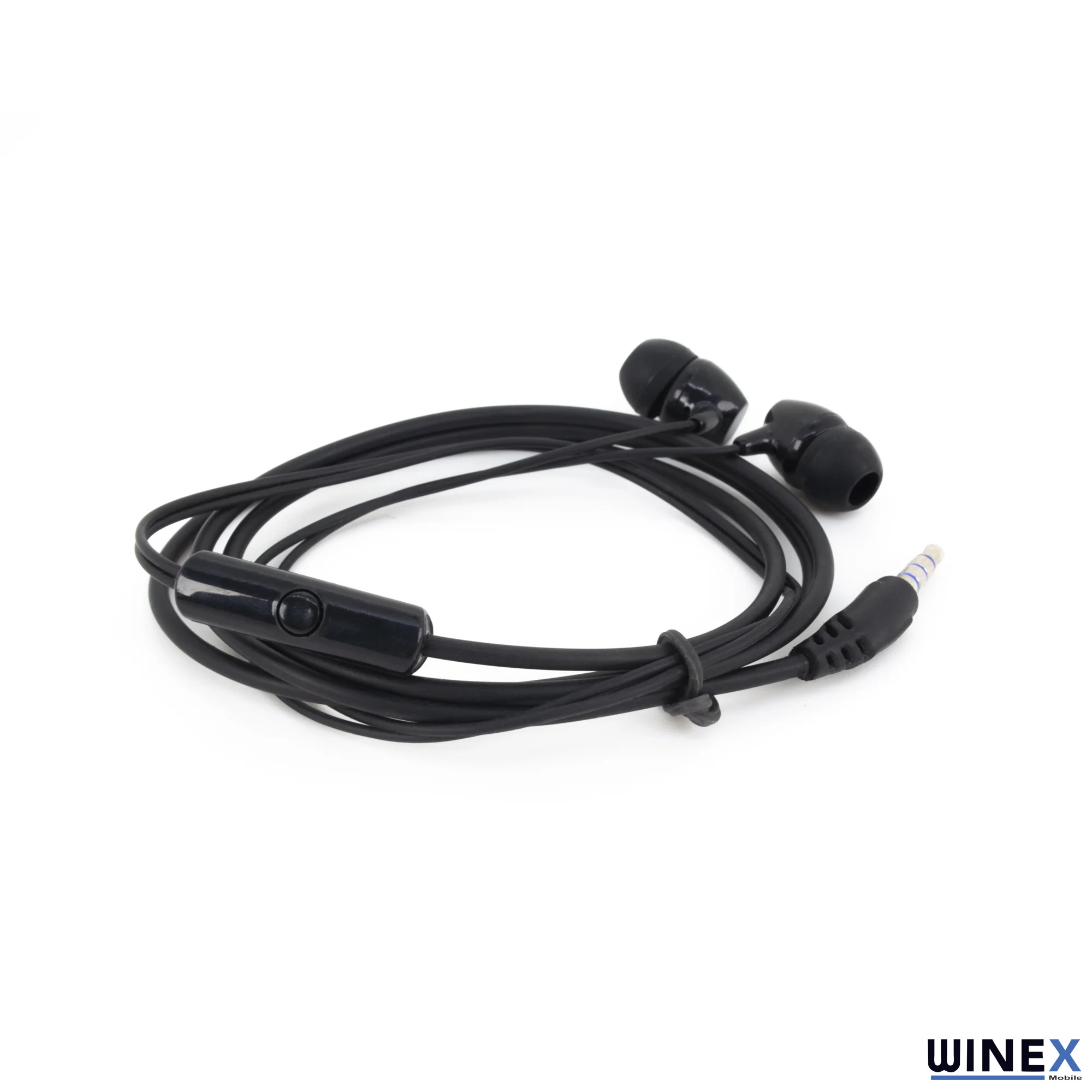 Winex P100 3.5 mm Mikrofonlu Kablolu Kulak içi Kulaklık Siyah