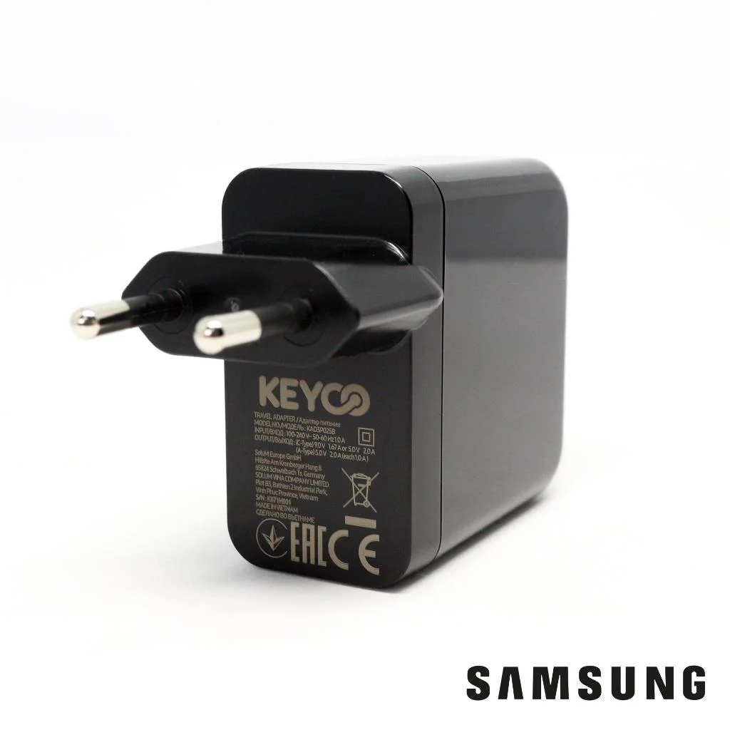 Samsung Keyco 25W Pd Quick Charger 3 Çıkışlı Yeni Nesil Şarj Aleti Kablolu Set Samsung Türkiye Garantili