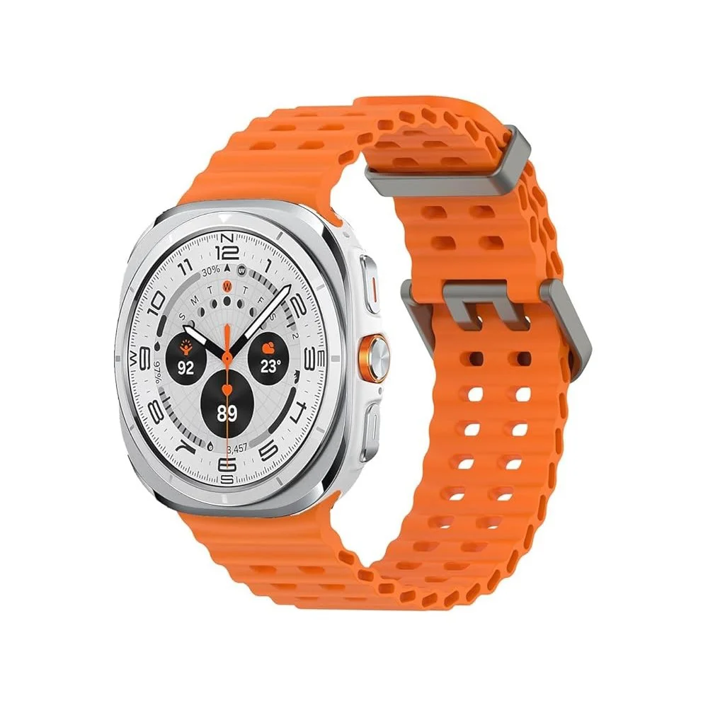 Haino Teko Watch Ultra Amoled Ekran WaterProof Akıllı Saat 3 Kordonlu Titanyum Gümüş 47mm Teko1