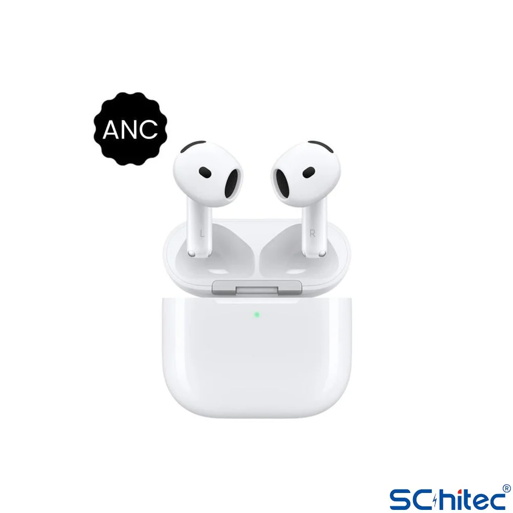 ScHitec ANC Air 4 Pro Dokunmatik Bluetooth 5.3 Kablosuz Kulaklık Kablosuz Şarj Özellikli Type-C Girişli