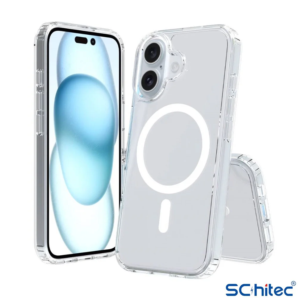 ScHitec İphone 16 Magsafe Özellikli Şeffaf Kılıf