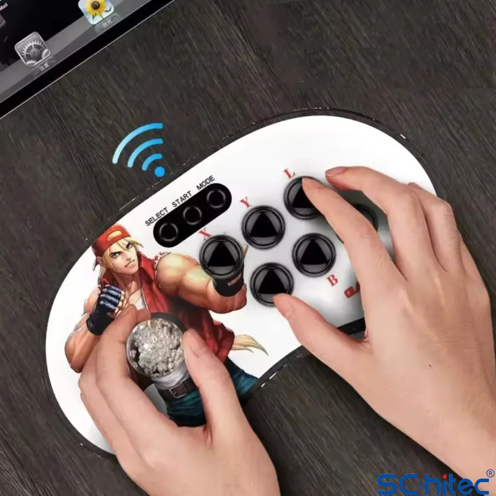 ScHitec 4K Arcade Oyun Konsolu 10000 Retro Oyunlu 2 Kablosuz Joystickli A16