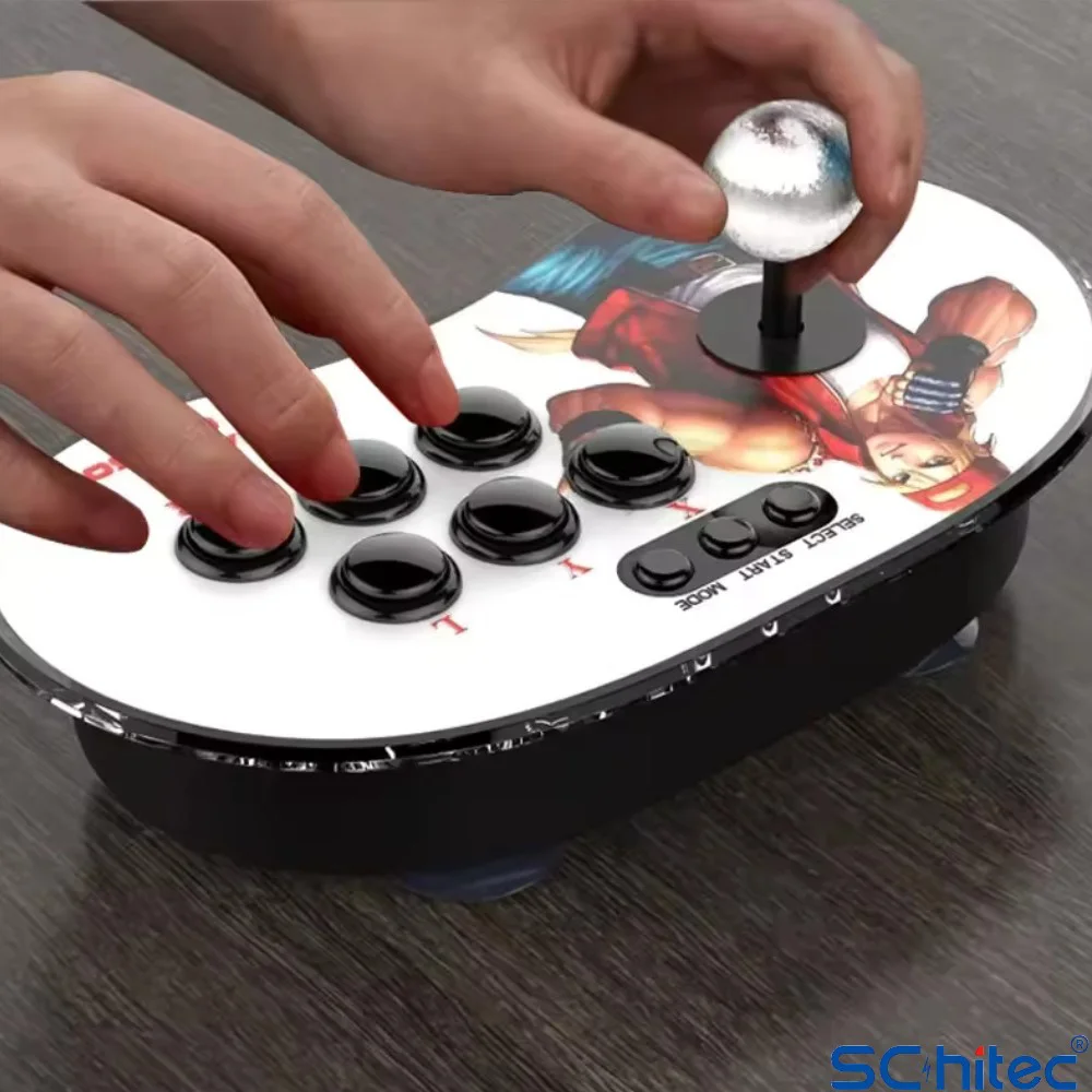 ScHitec 4K Arcade Oyun Konsolu 10000 Retro Oyunlu 2 Kablosuz Joystickli A16