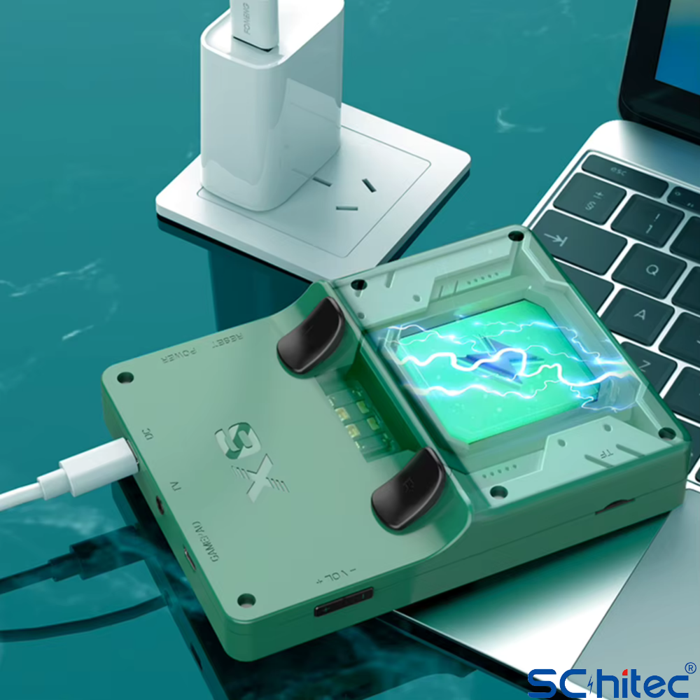 ScHitec X6 3.5inç IPS Ekran Taşınabilir Retro El Atari Oyun Konsolu 10000 Oyunlu Tv Bağlanan 32Gb Siyah