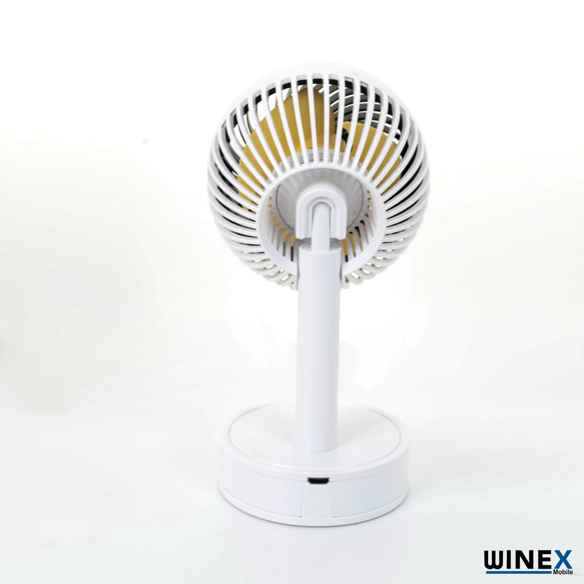 Winex Mini Taşınabilir Portatif Fan 3 Kademeli Vantilatör Beyaz