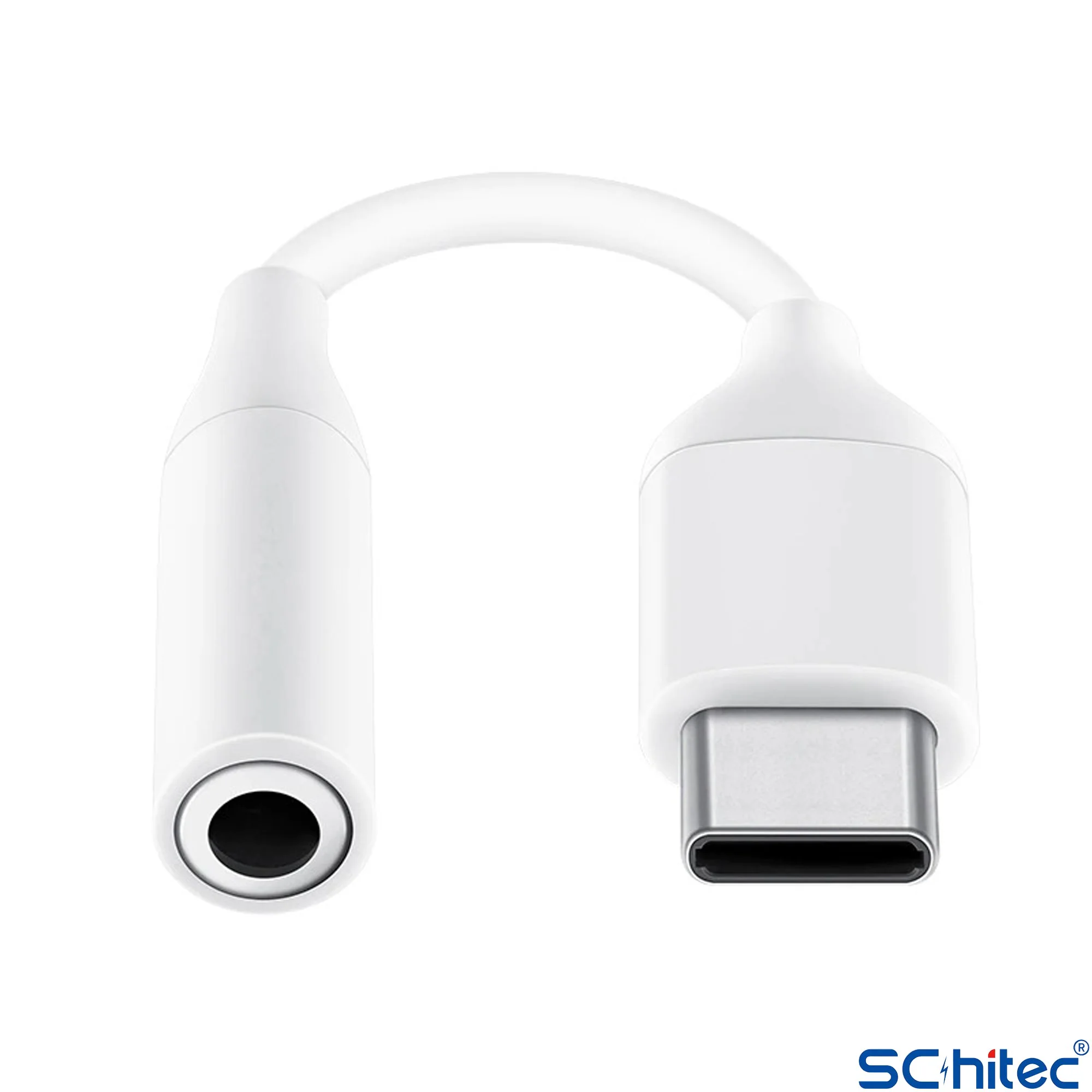 ScHitec UC10 Type-C to 3.5mm Jack Dönüştürücü Adaptör Beyaz