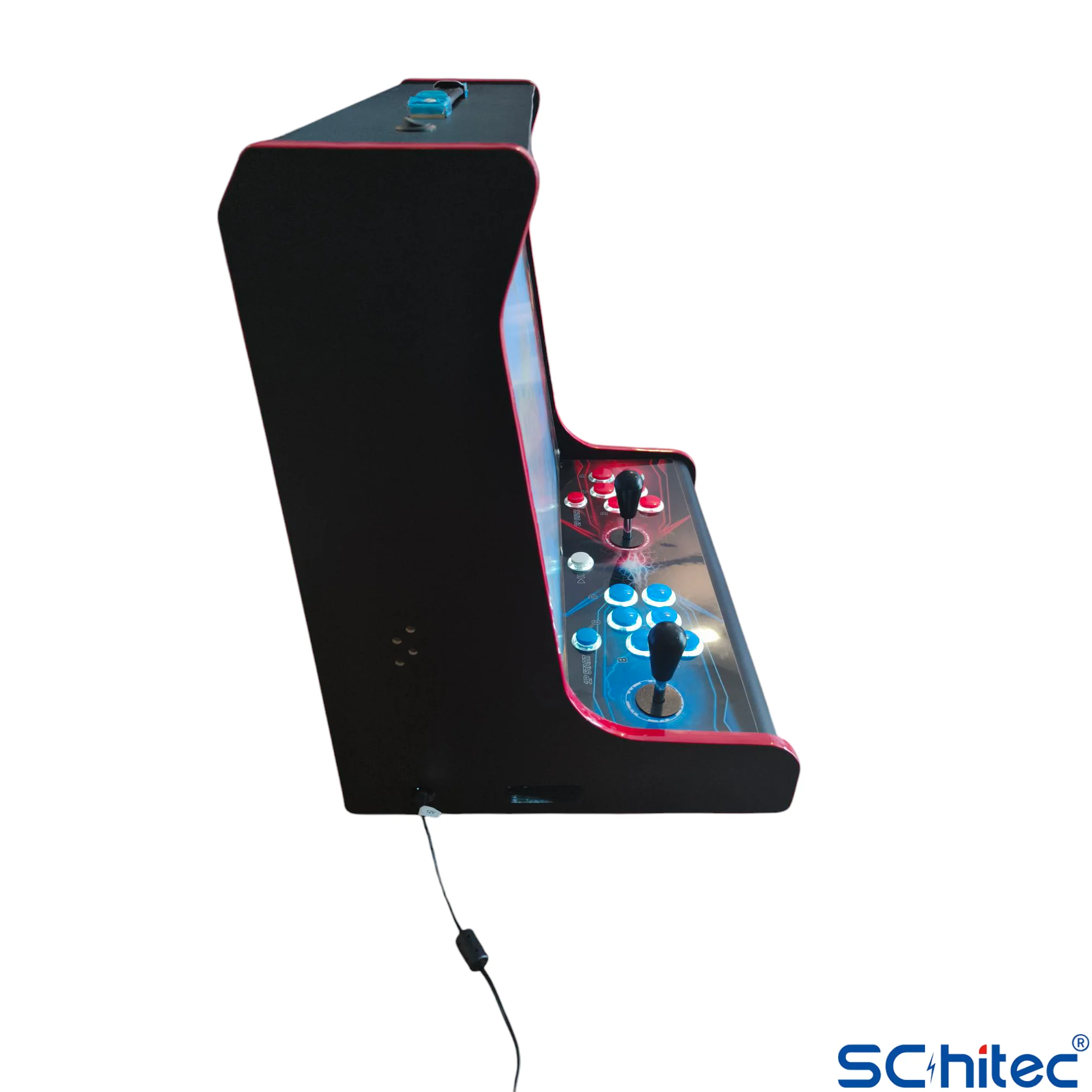 ScHitec 4KHD 3D Pandora 9800 Arcade Oyunlu Taşınabilir Pandora Masaüstü Kabinli 17inç Atari Makinası