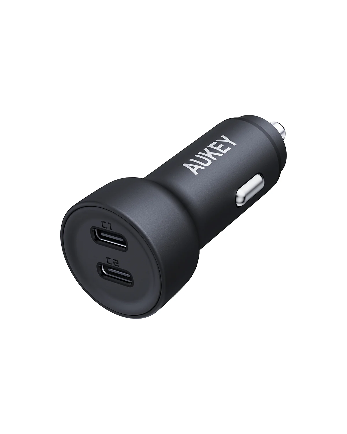 AUKEY 65W Type-C Çift Çıkışlı PD3.0 - Quick Charger3.0 Araç Şarj Aleti Başlığı 65W