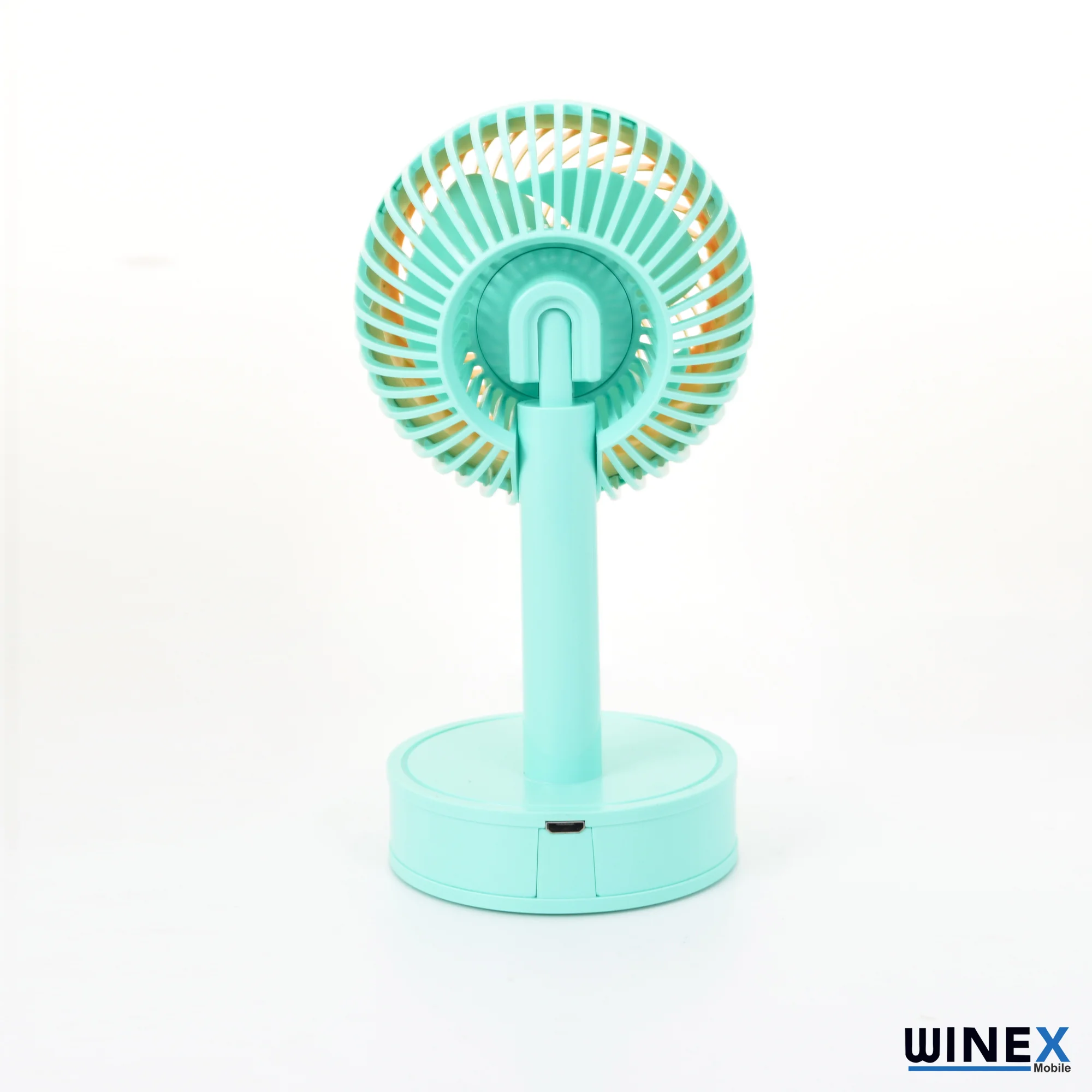 Winex Mini Taşınabilir Portatif Fan 3 Kademeli Vantilatör Mavi