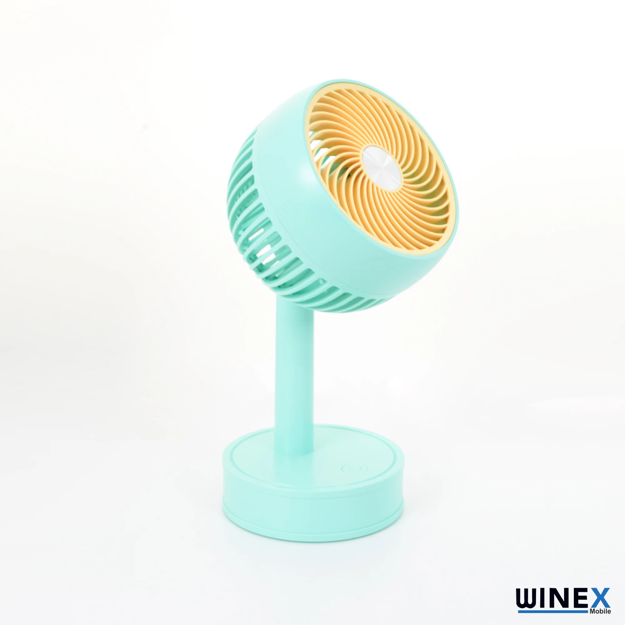 Winex Mini Taşınabilir Portatif Fan 3 Kademeli Vantilatör Mavi