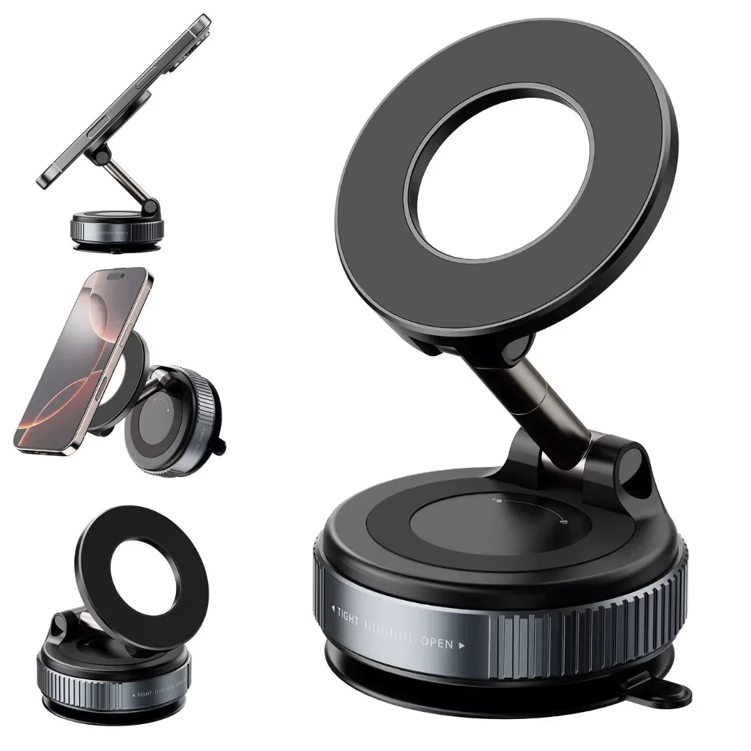 ScHitec X68 Araç İçi Manyetik 360° Vakumlu Kilitli Telefon Tutucu K007