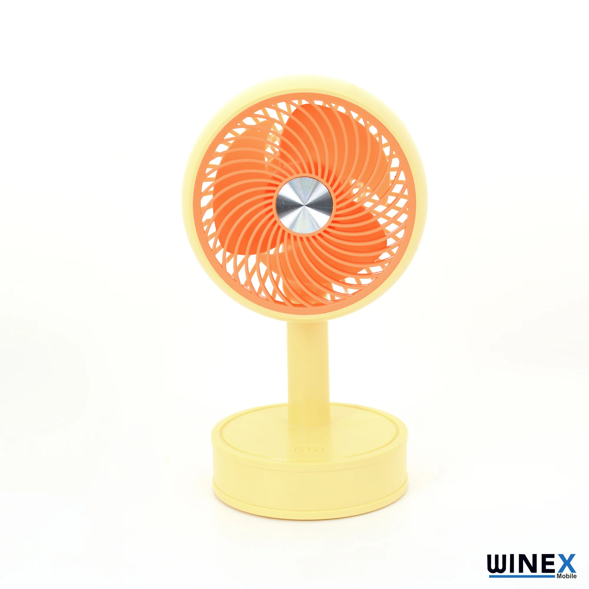 Winex Mini Taşınabilir Portatif Fan 3 Kademeli Vantilatör Sarı
