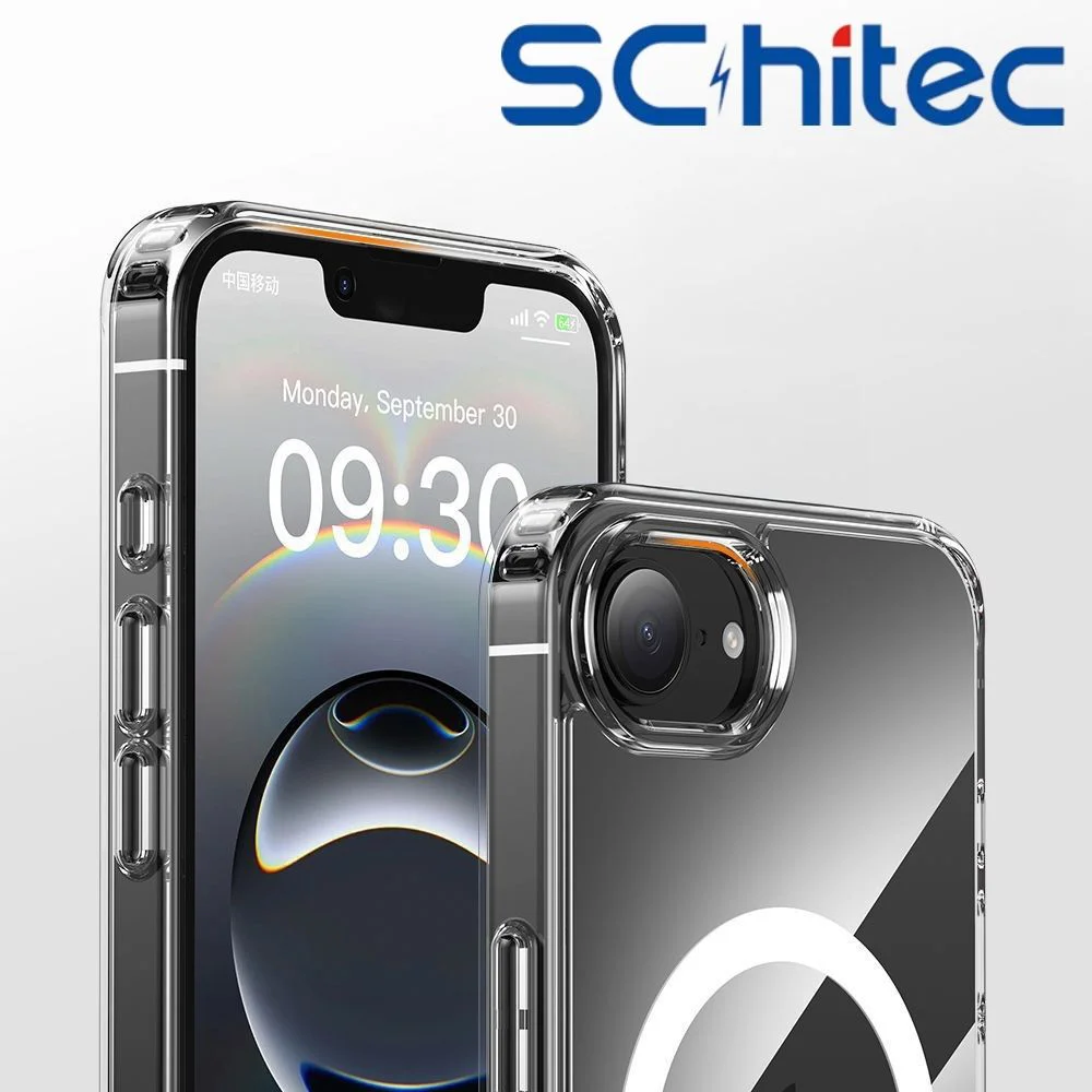 ScHitec İphone 16e Magsafe Özellikli Şeffaf Kılıf