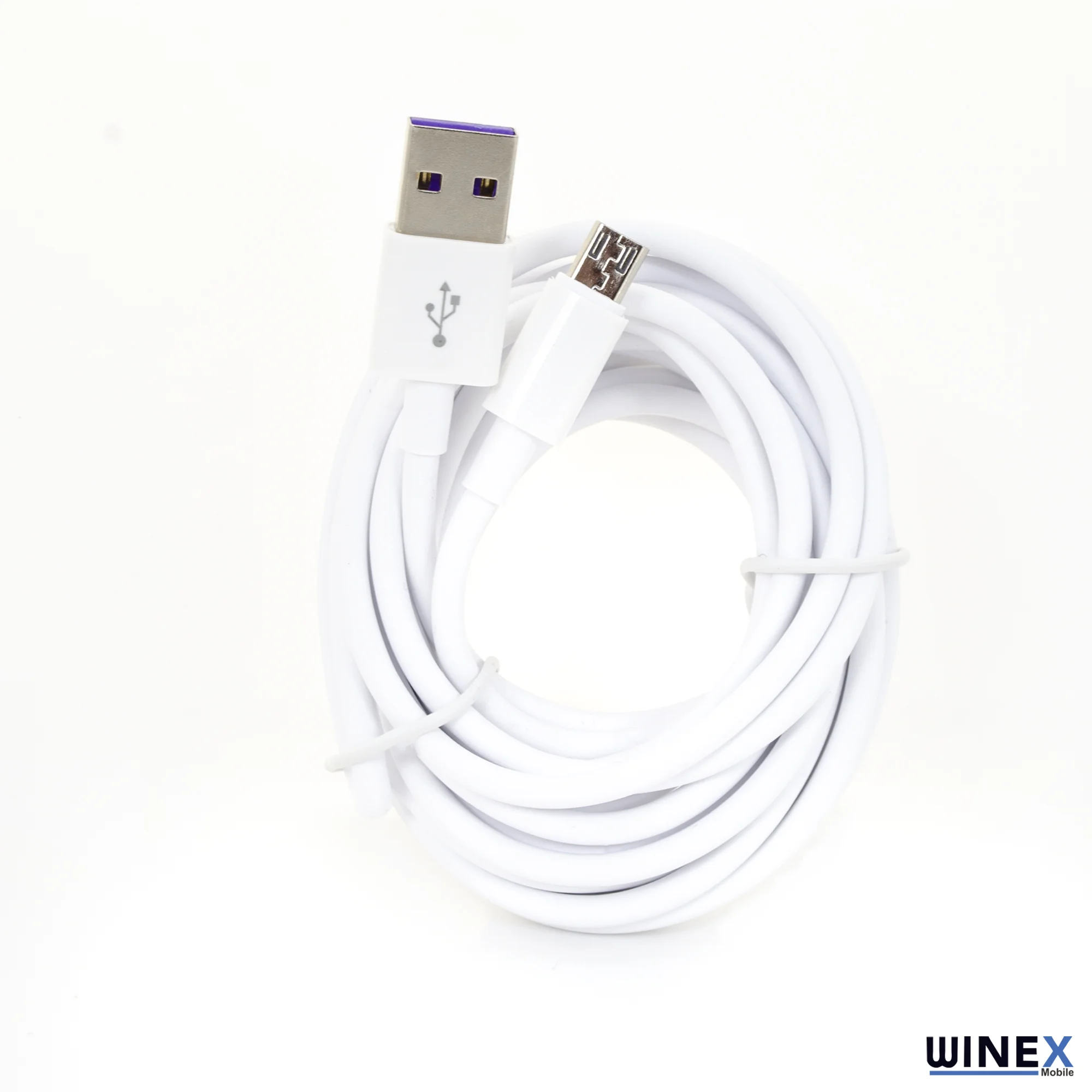 Winex 3A 60W UsbA to Micro 3Metre Data ve Hızlı Şarj Kablosu Beyaz SX243M