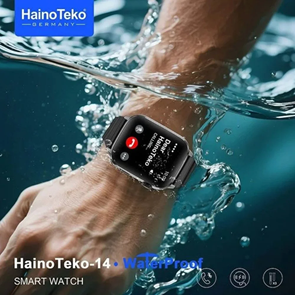 Haino Teko Watch Ultra 14 Amoled Ekran WaterProof 3 Kordonlu Akıllı Saat Siyah Teko14