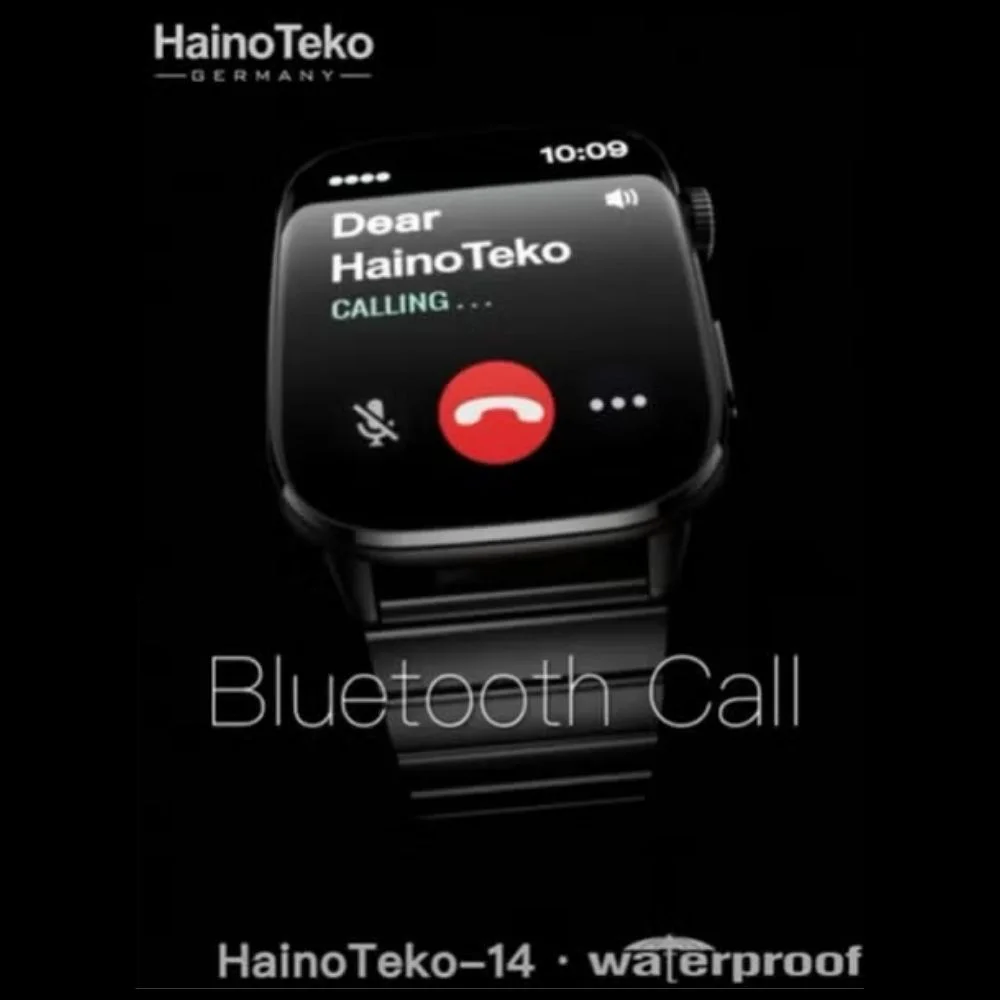 Haino Teko Watch Ultra 14 Amoled Ekran WaterProof 3 Kordonlu Akıllı Saat Siyah Teko14