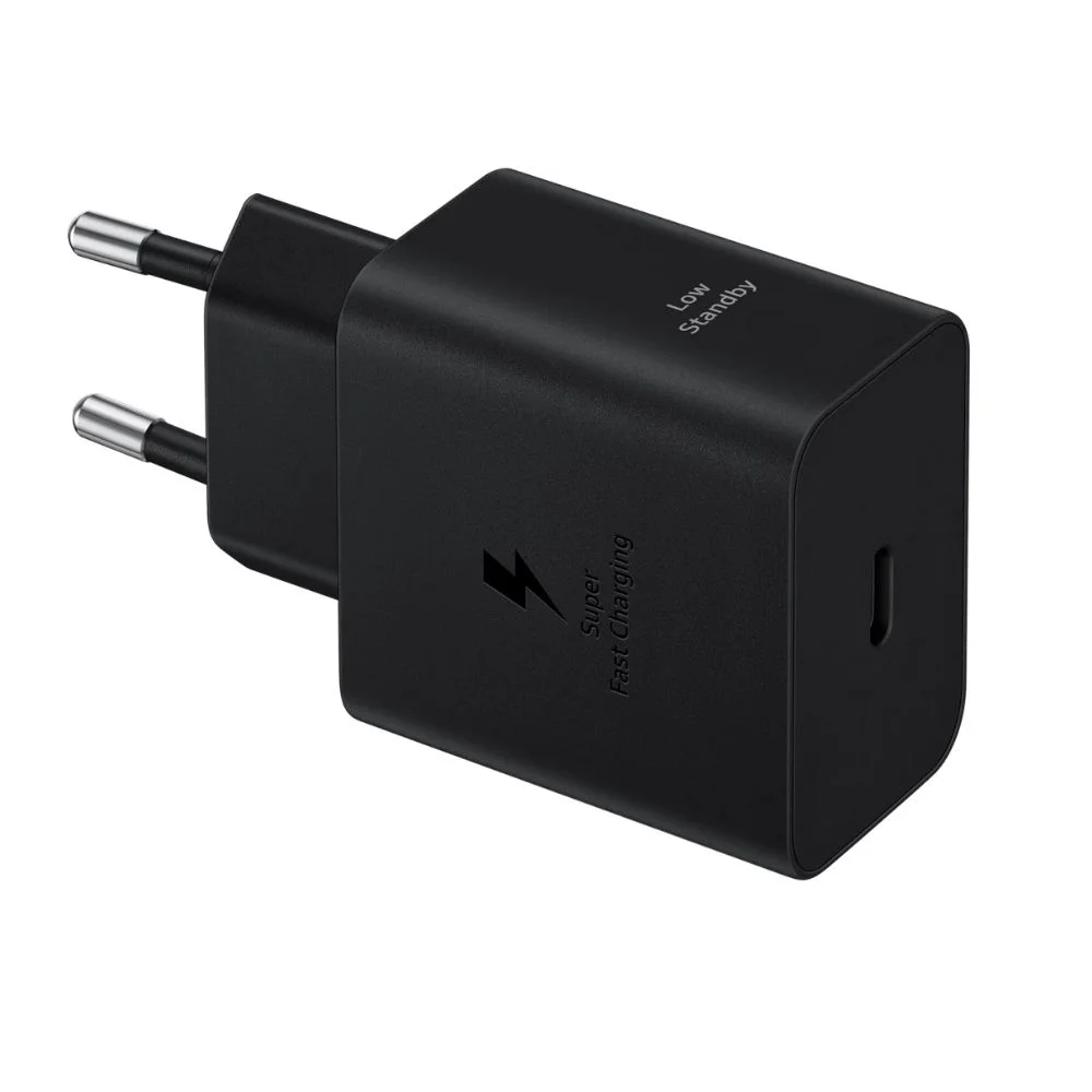 Samsung 45W Type C Çıkışlı Hızlı Şarj Adaptörü Başlığı Siyah EP-T4511NBEGWW (Super Fast Charging 2.0 / PD 3.0 / PPS Destekli)