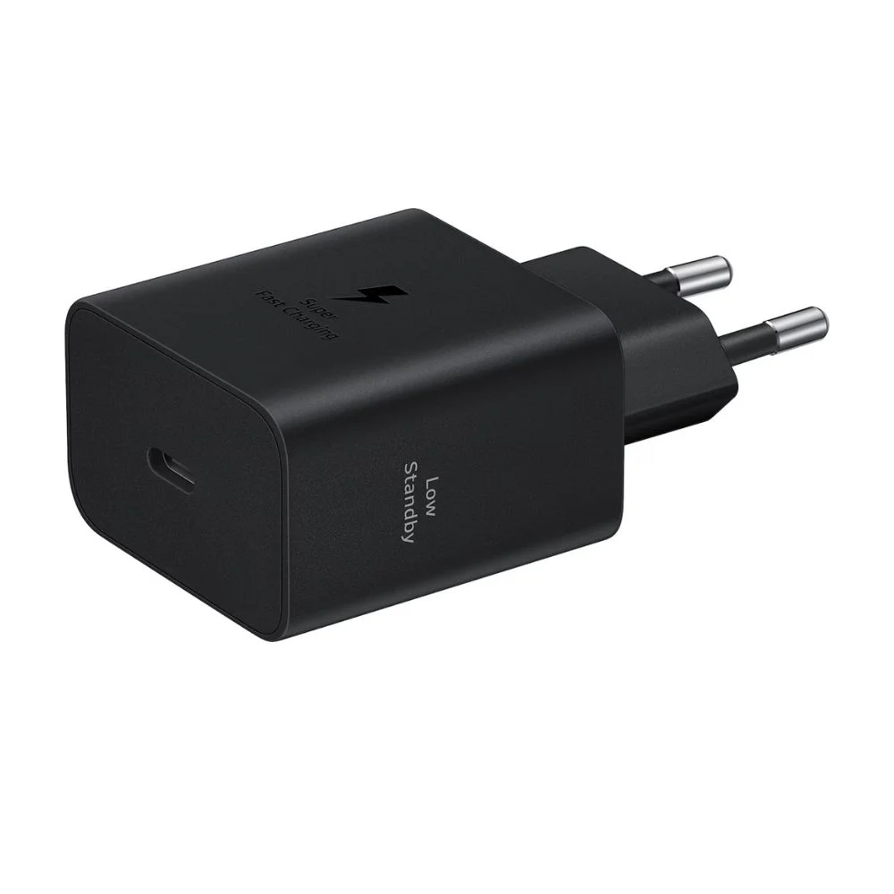Samsung 45W Type C Çıkışlı Hızlı Şarj Adaptörü Başlığı Siyah EP-T4511NBEGWW (Super Fast Charging 2.0 / PD 3.0 / PPS Destekli)