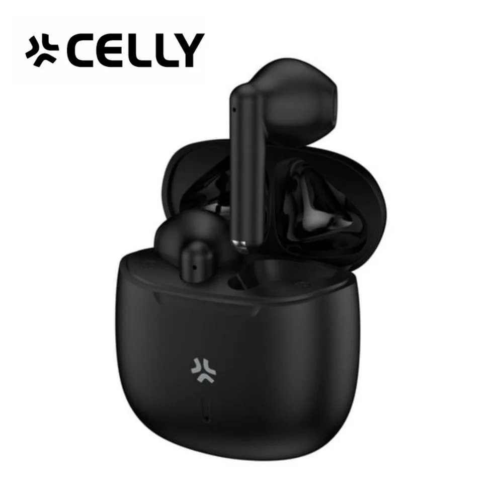 CELLY BUZ2 TWS Tam Kablosuz Bluetooth 5.3 Dokunmatik Kulak İçi Siyah Kulaklık Type-C Girişli