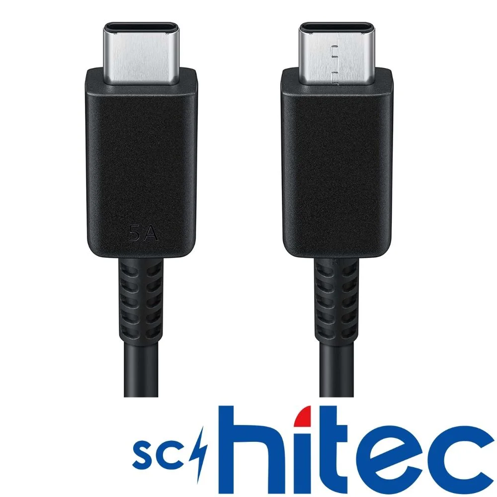 SChitec 25W Type-C Çıkışlı Hızlı Şarj Aleti Type-C to Type-C Kablolu Set Siyah SC006