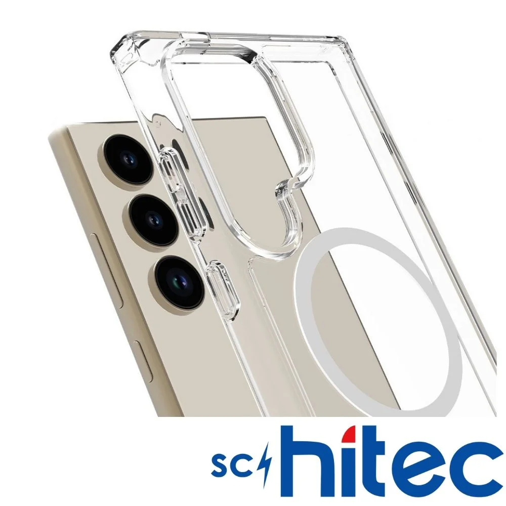ScHitec Samsung Galaxy S25 Ultra Magsafe Özellikli Şeffaf Kılıf