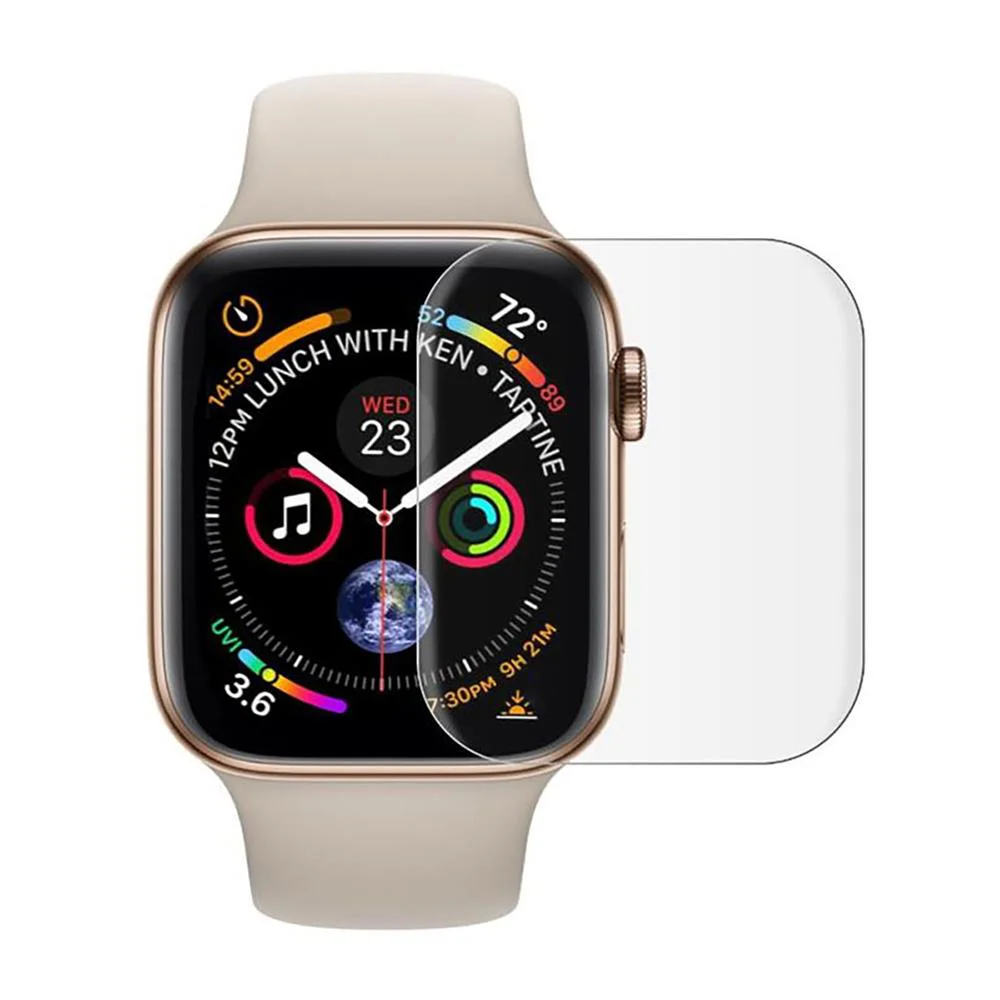Apple Watch Series 7 45mm Ön Darbe Emici Ekran Koruyucu Nano Cam (4 Adet)