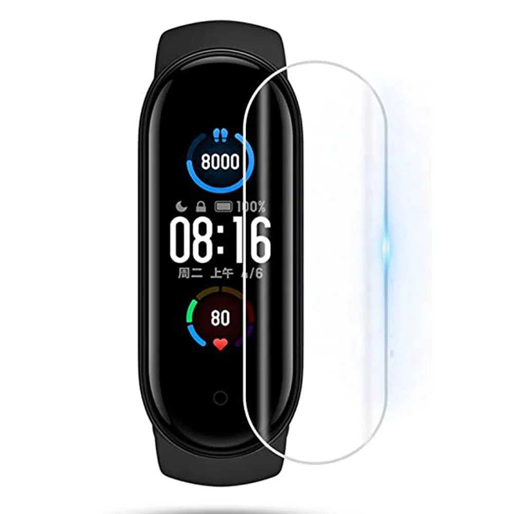 Xiaomi Mi Band 4 Ön Darbe Emici Ekran Koruyucu Nano Cam (4 Adet)