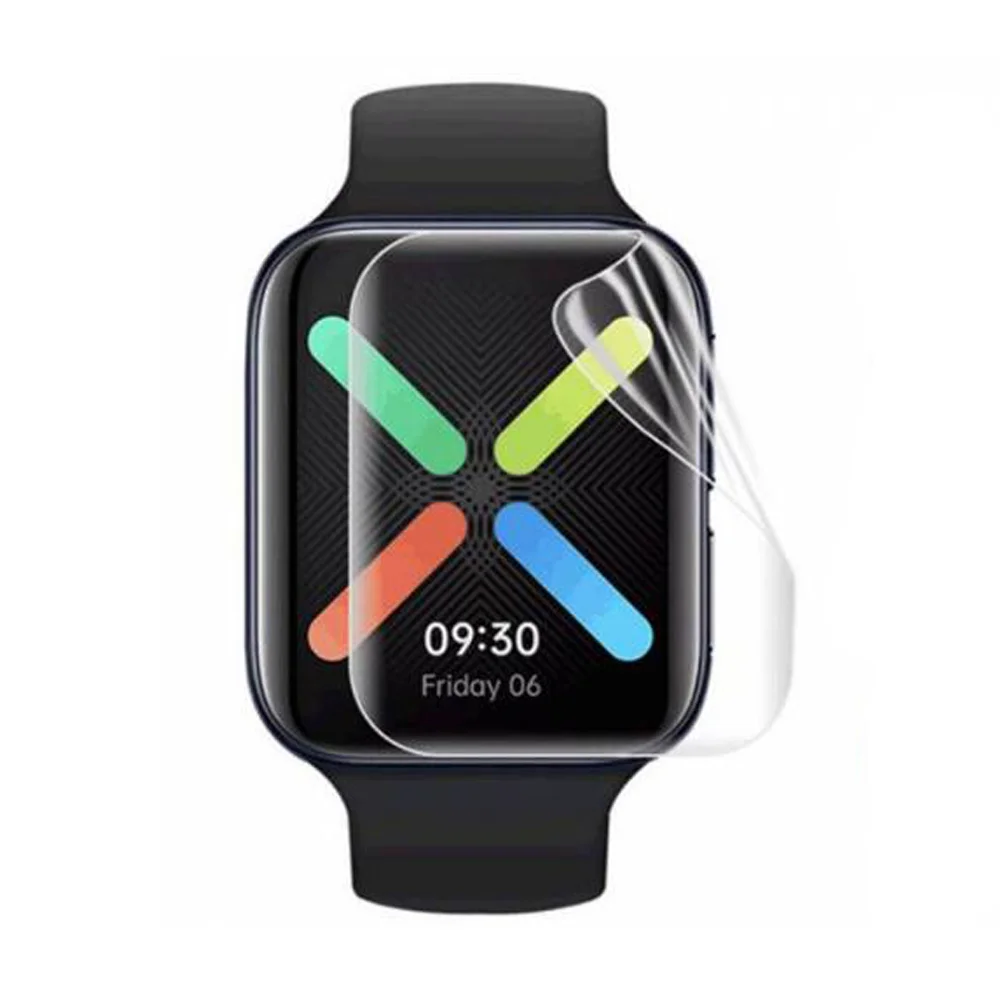 Oppo Watch 2 42mm With Bluetooth Ön Darbe Emici Ekran Koruyucu Nano Cam (4 Adet)