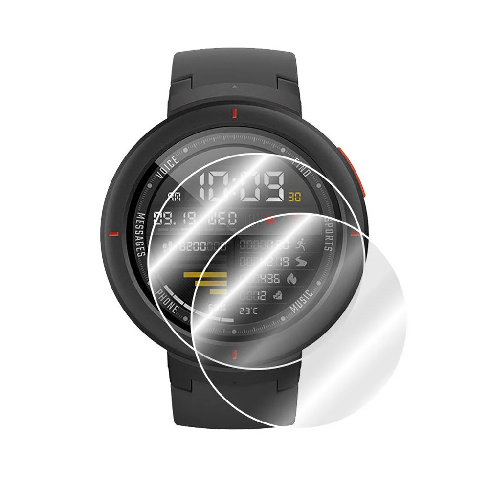 Amazfit Watch Verge Ön Darbe Emici Ekran Koruyucu Nano Cam (4 Adet)