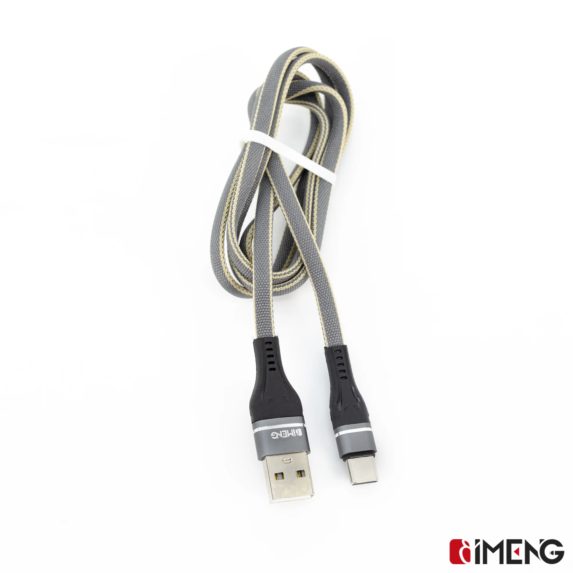 İmeng 3.1A UsbA to Type-C Örgülü Data ve Hızlı Şarj Kablosu ML108 Gri