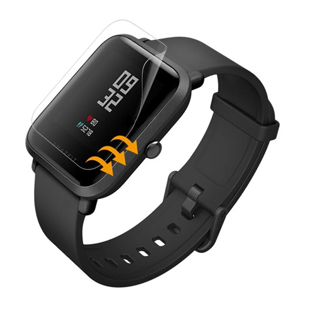 Amazfit Bip U Ön Darbe Emici Ekran Koruyucu Nano Cam (4 Adet)