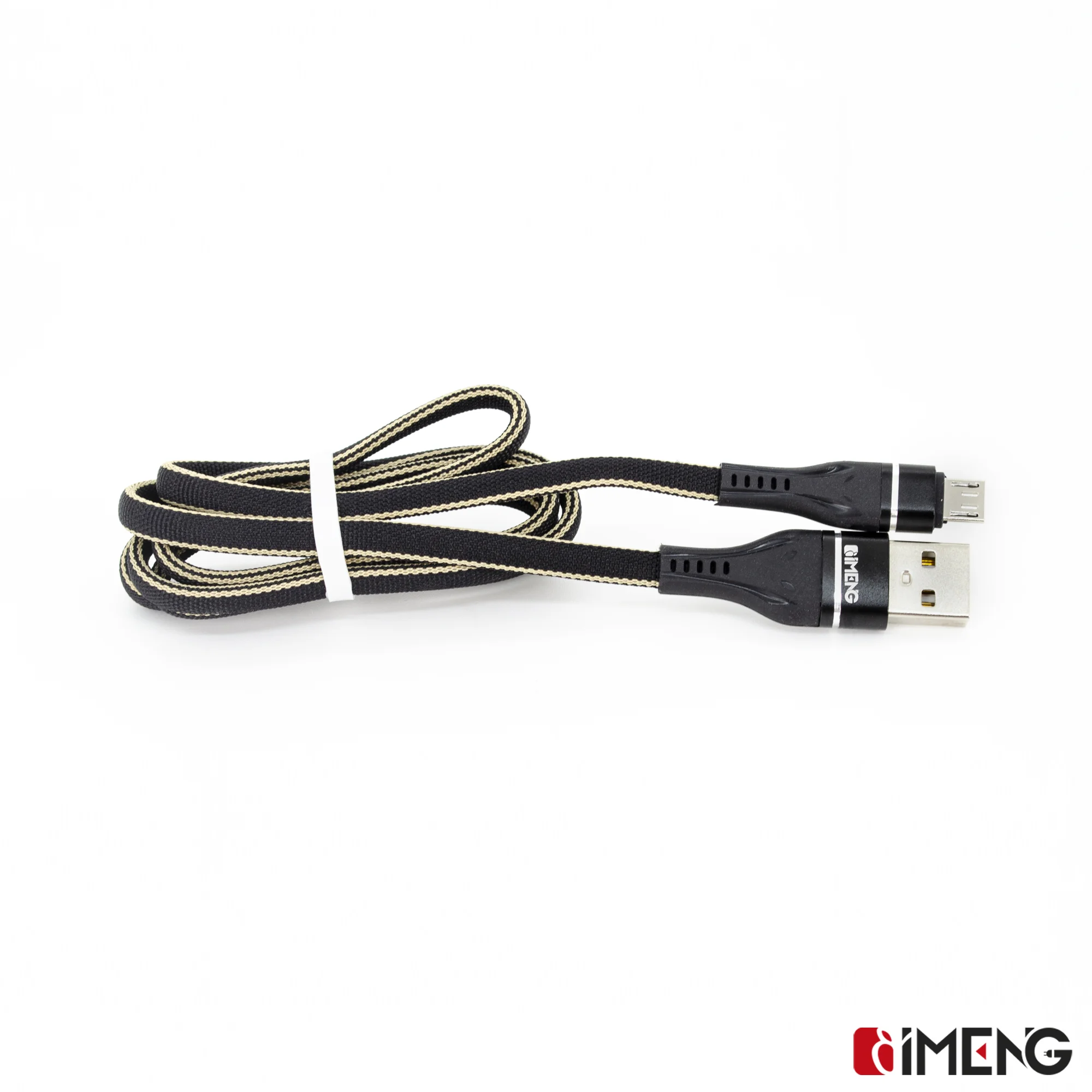 İmeng 3.1A UsbA to Micro Örgülü Data ve Hızlı Şarj Kablosu ML108 Siyah