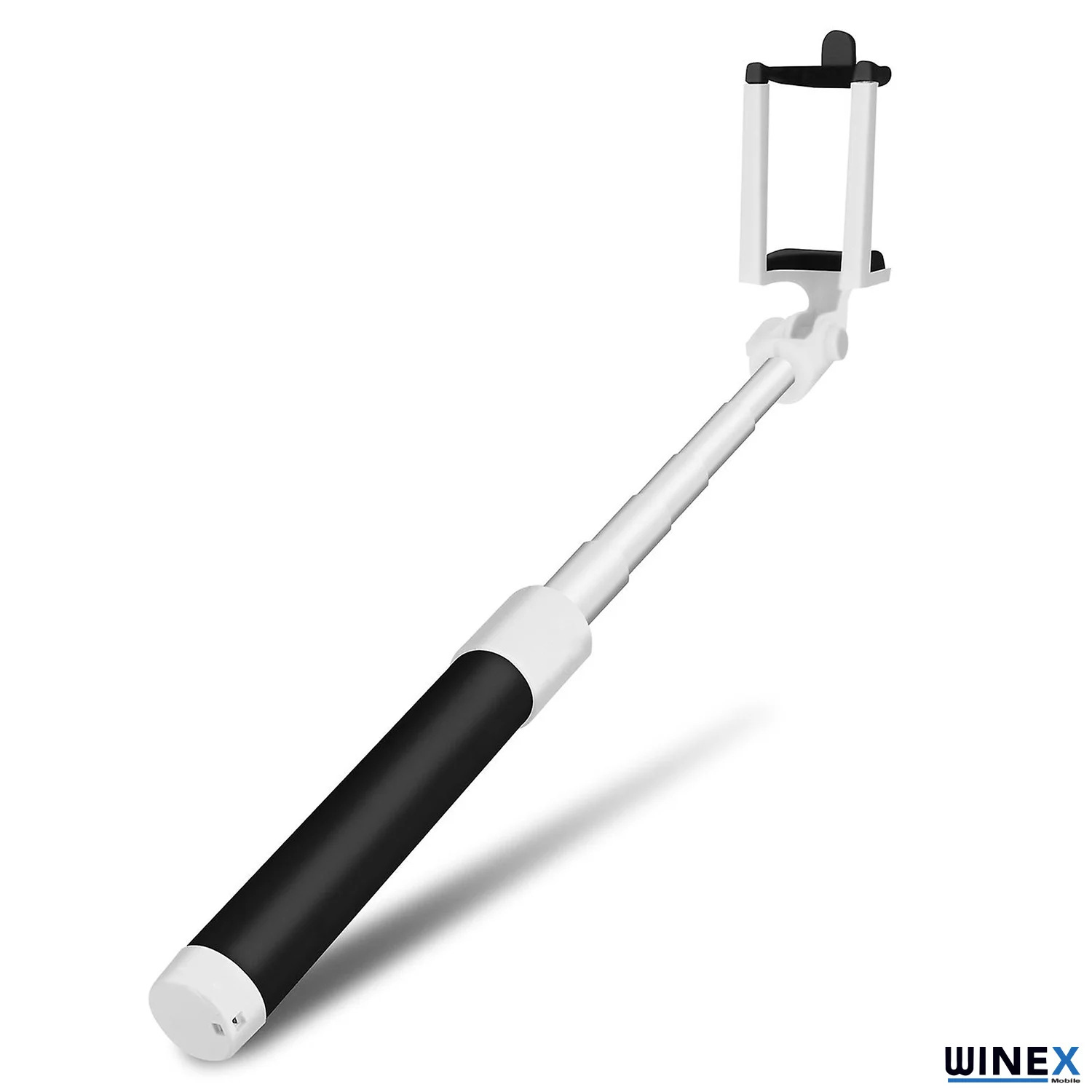 Winex SR342 Katlanabilir Type-C Girişli Selfie Stick Çubuğu Siyah