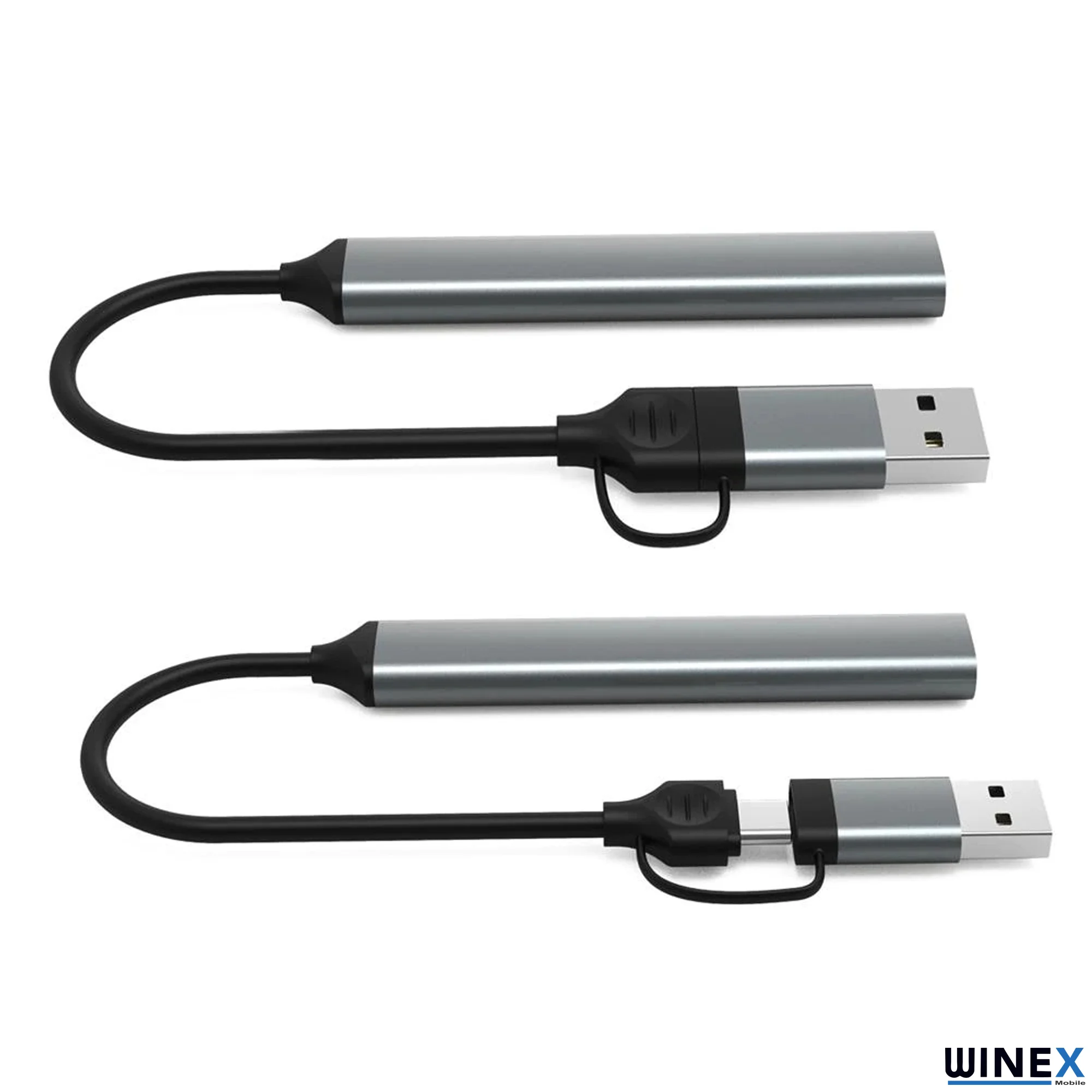 Winex 4in1 UsbA ve Type-C To UsbA 3.01 Çoklayıcı Hub Adaptör HC77