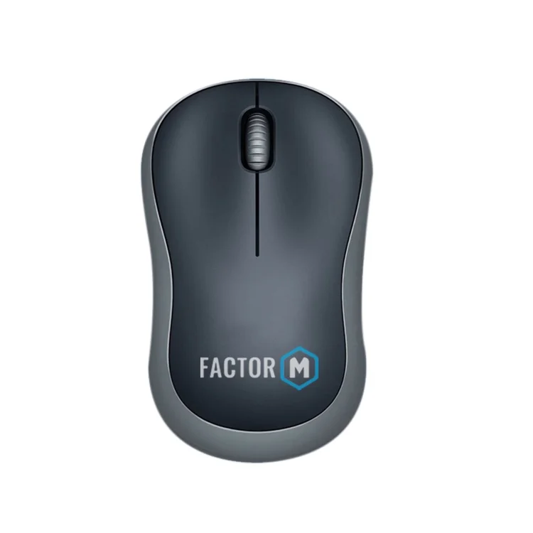 Factor M M1 Süper Sessiz Kompact Kablosuz Mouse Siyah