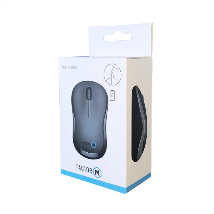 Factor M M1 Süper Sessiz Kompact Kablosuz Mouse Siyah