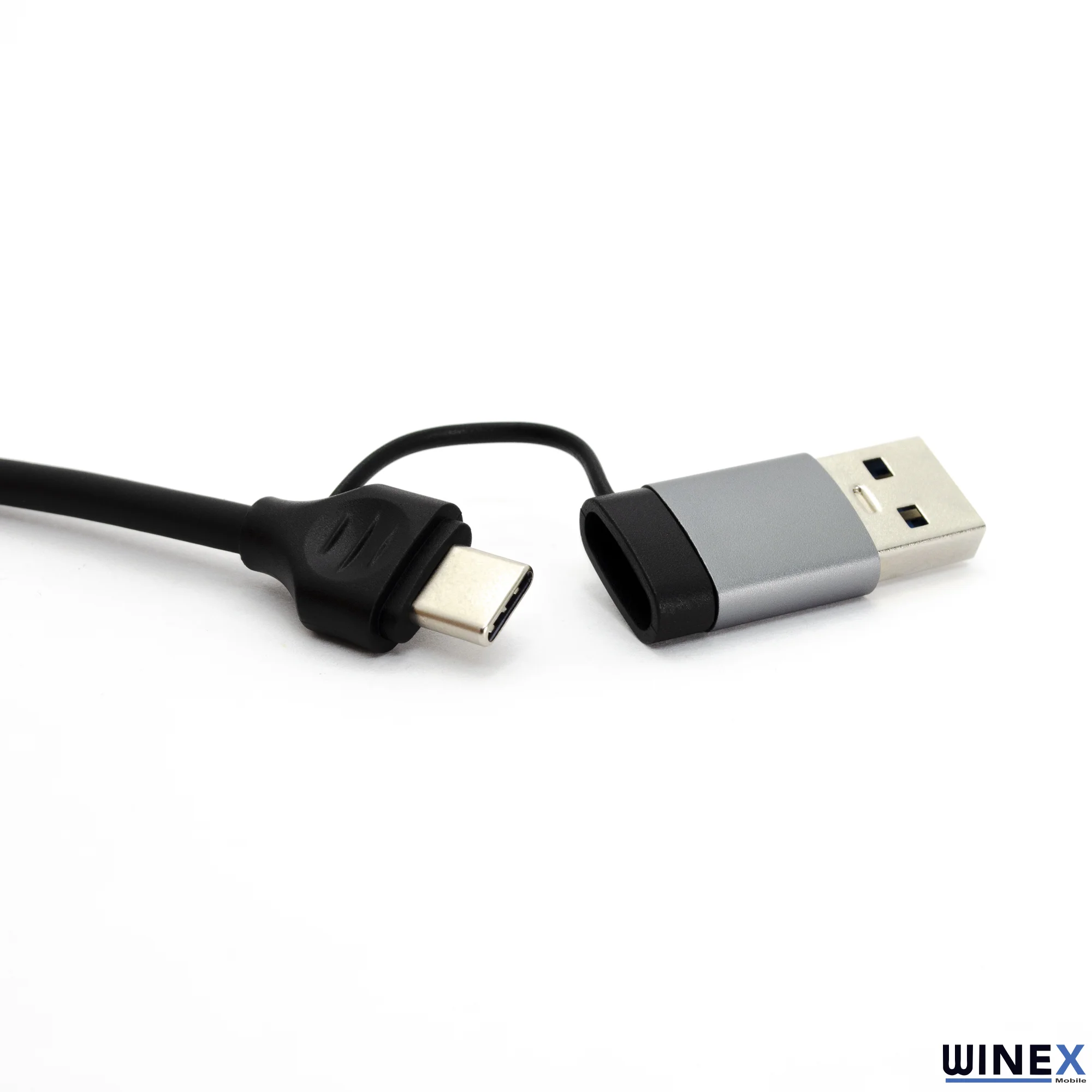 Winex 5in1 UsbA ve Type-C to 3x USB3.0, TF, SD, Type-C Çoklayıcı Hub Adaptör HC13FL