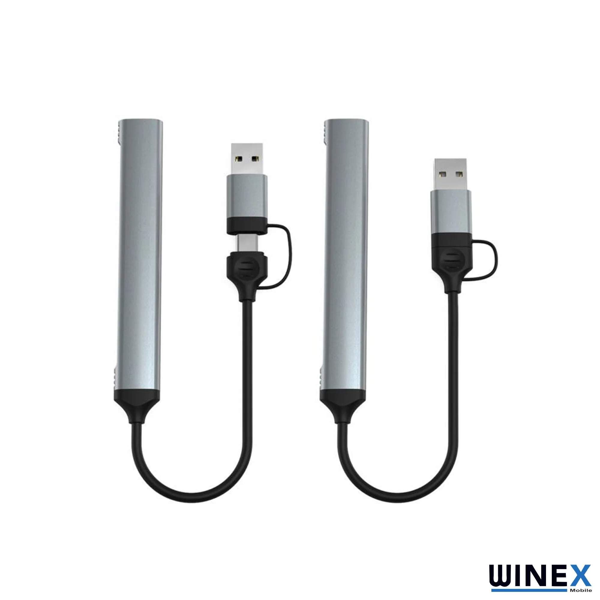 Winex 5in1 UsbA ve Type-C To UsbA 3.01, TF, SD Çoklayıcı Hub Adaptör