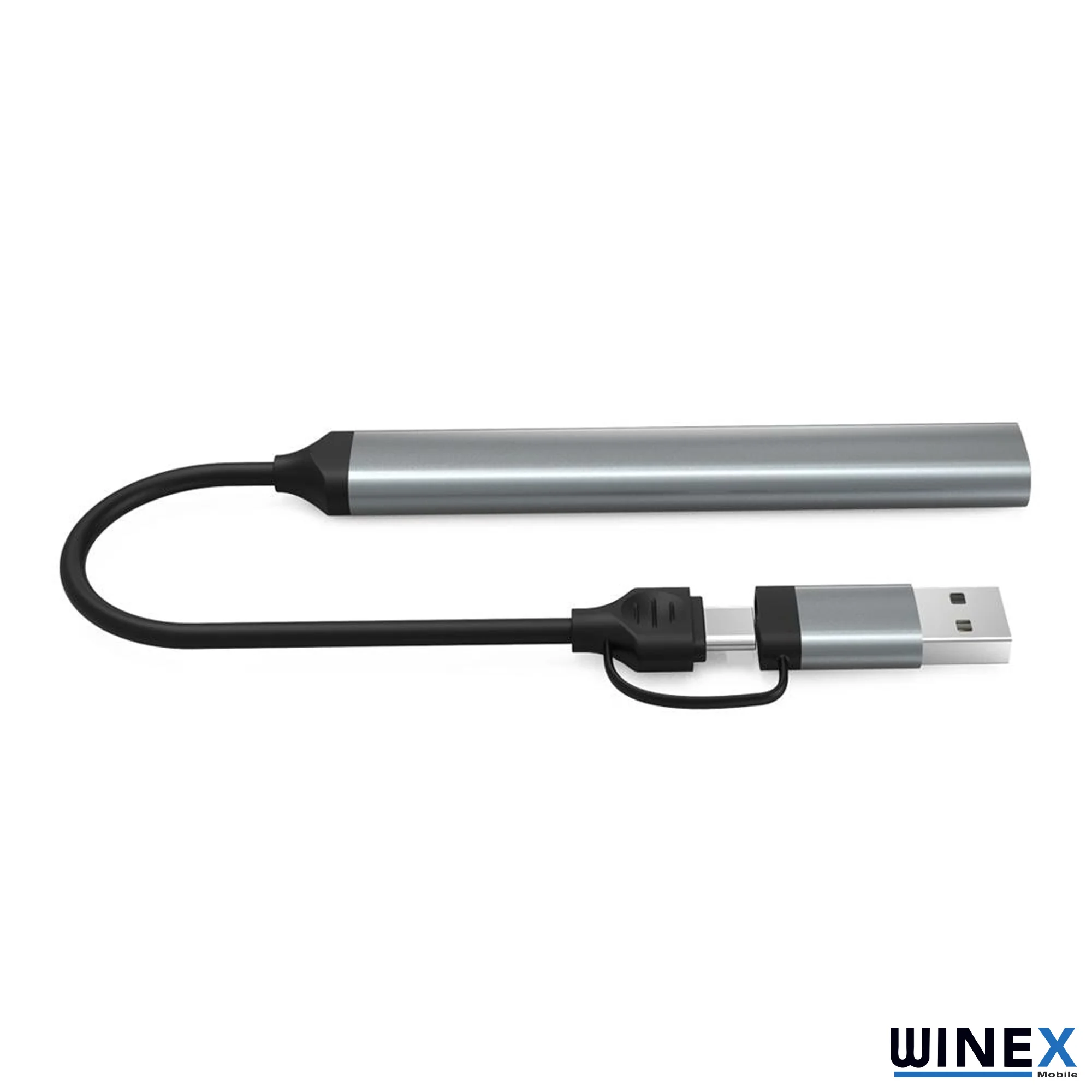 Winex 5in1 UsbA ve Type-C To UsbA 3.01, TF, SD Çoklayıcı Hub Adaptör