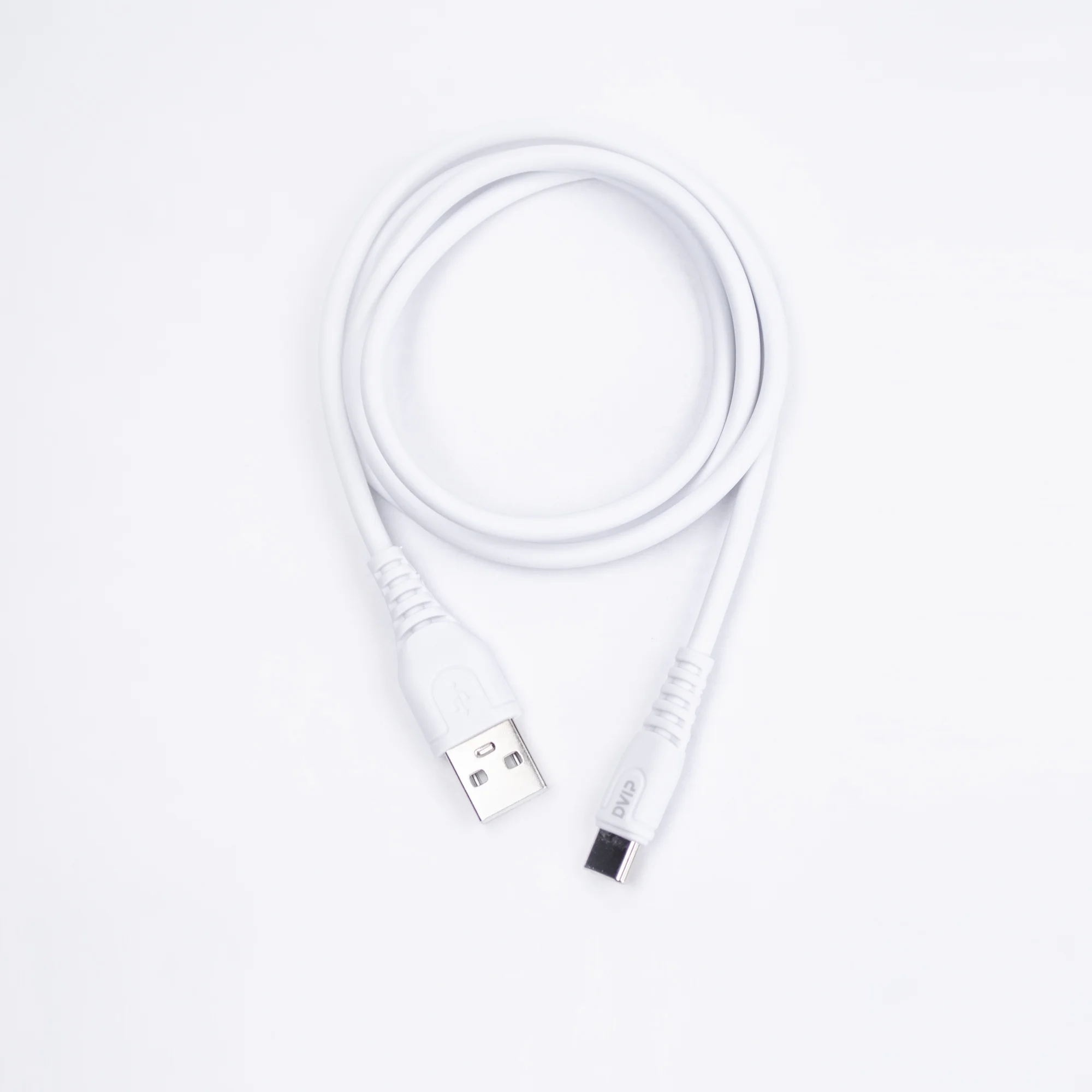 DVIP S01C 6A 67W Fast Charging UsbA to Type-C Data ve Hızlı Şarj Kablosu 1M Beyaz