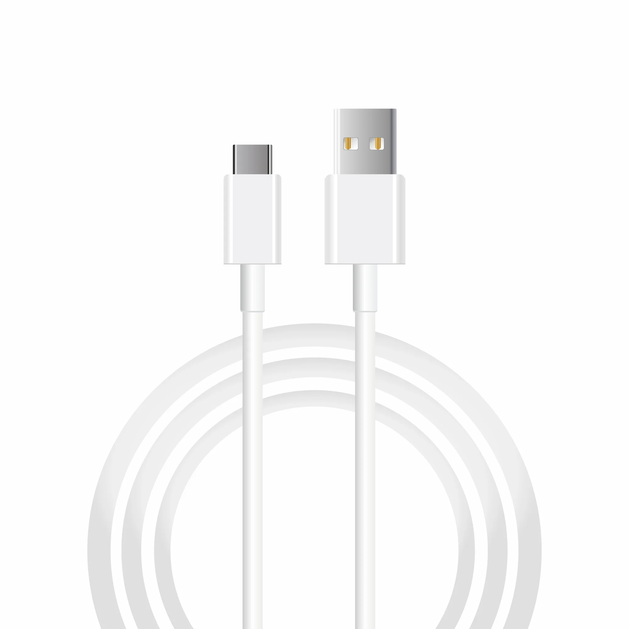 ScHitec X73 UsbA to Type-C 3A 60W 2Metre Data ve Hızlı Şarj Kablosu Beyaz