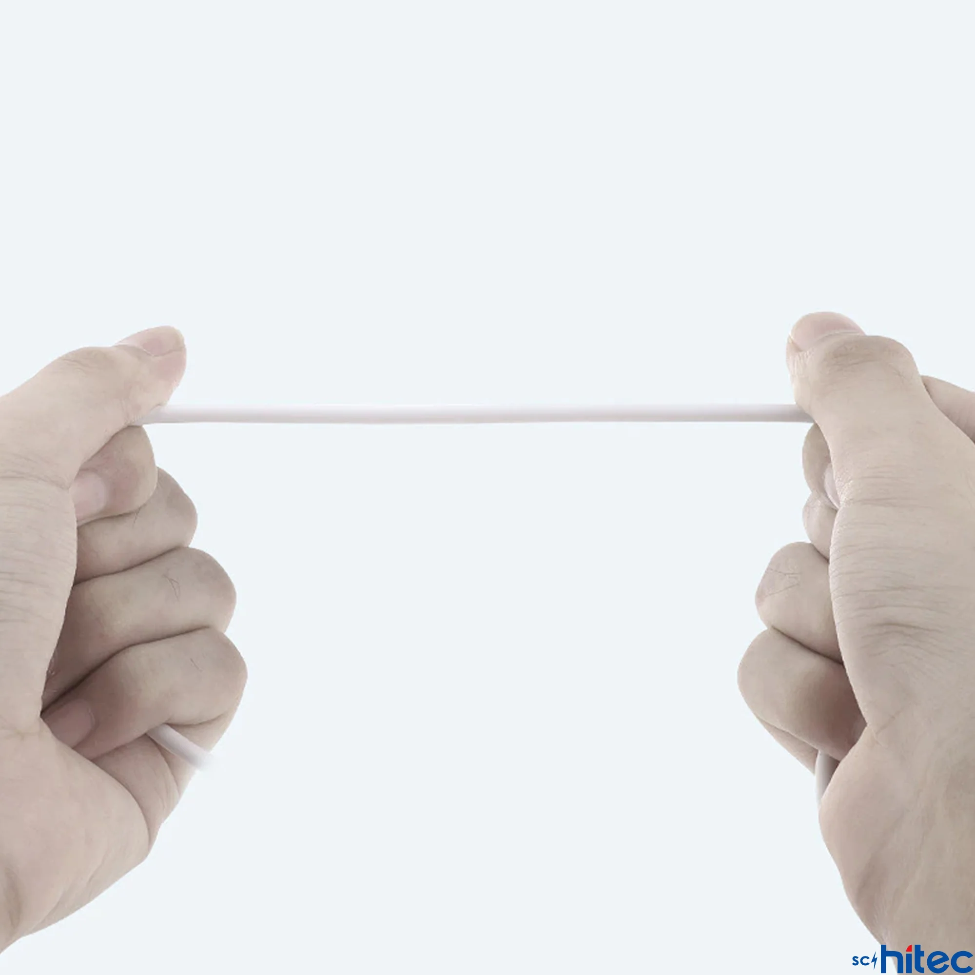 ScHitec X74 UsbA to İphone Lightning 2Metre Data ve Hızlı Şarj Kablosu Beyaz