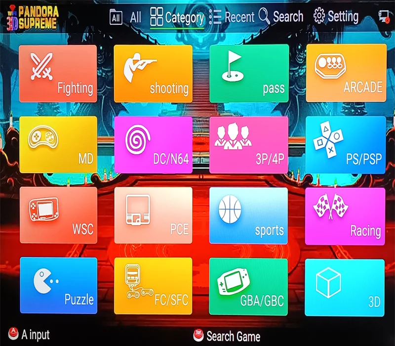 Winex 4K Arcade Station 3D Supreme 18000 Oyunlu TV Baglanan Atari Makinası