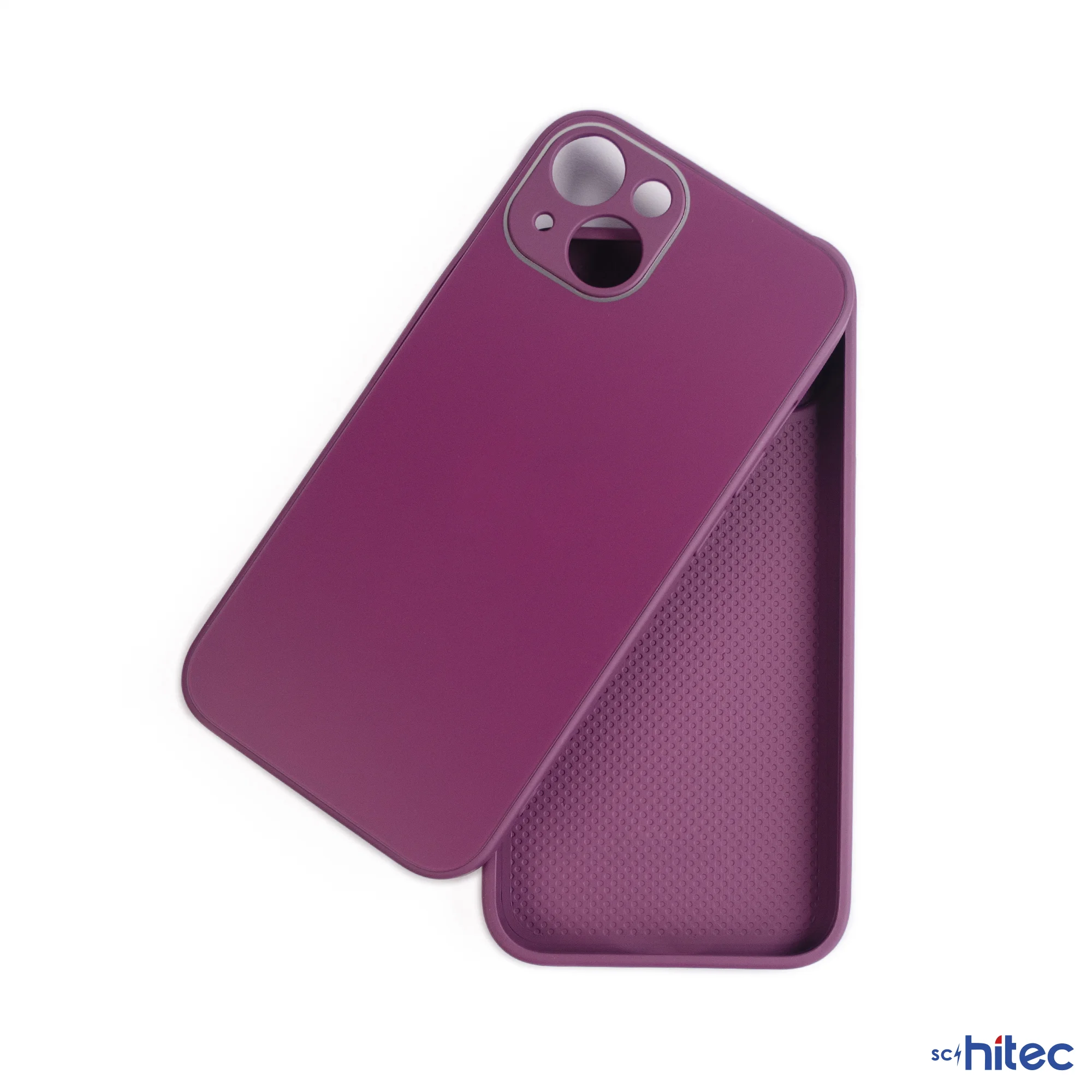 ScHitec Deluxe İphone 13 Mat Kılıf Mor