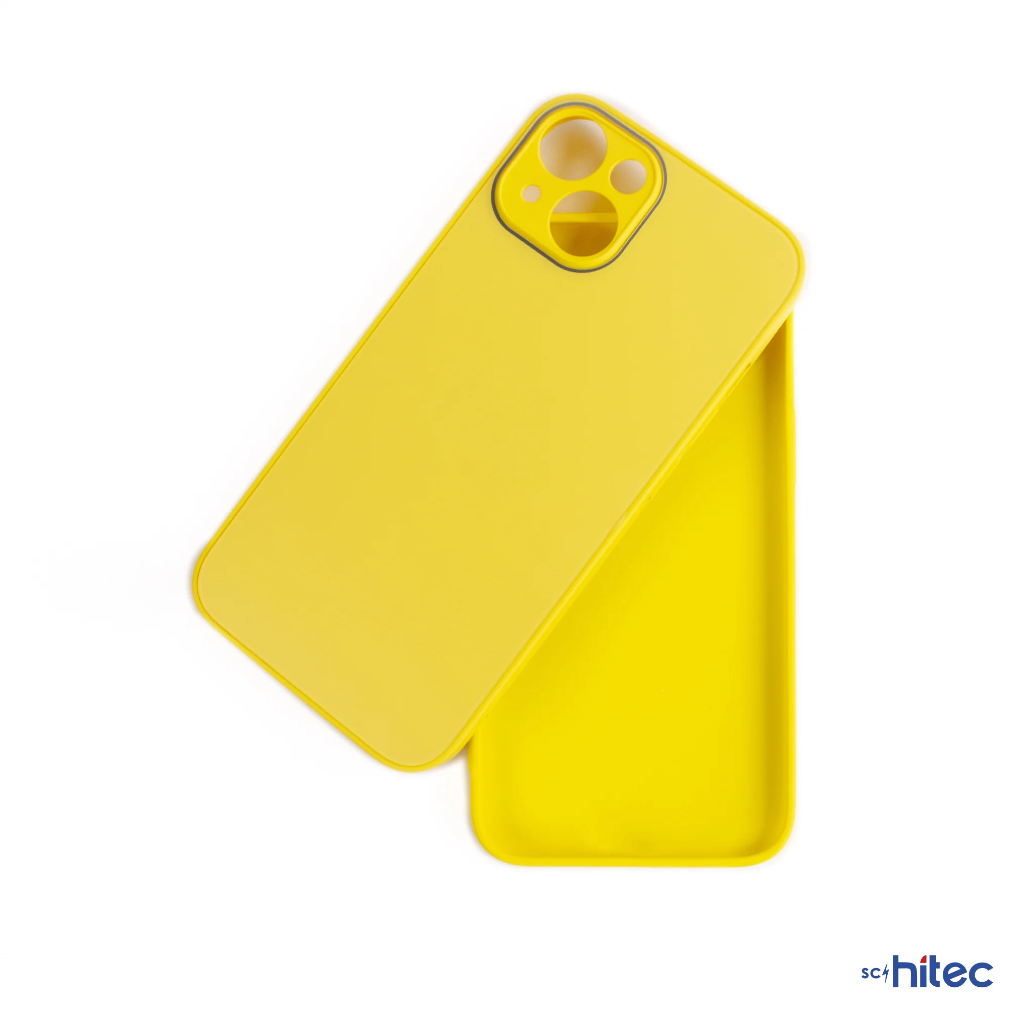 ScHitec Deluxe İphone 13 Mat Kılıf Sarı