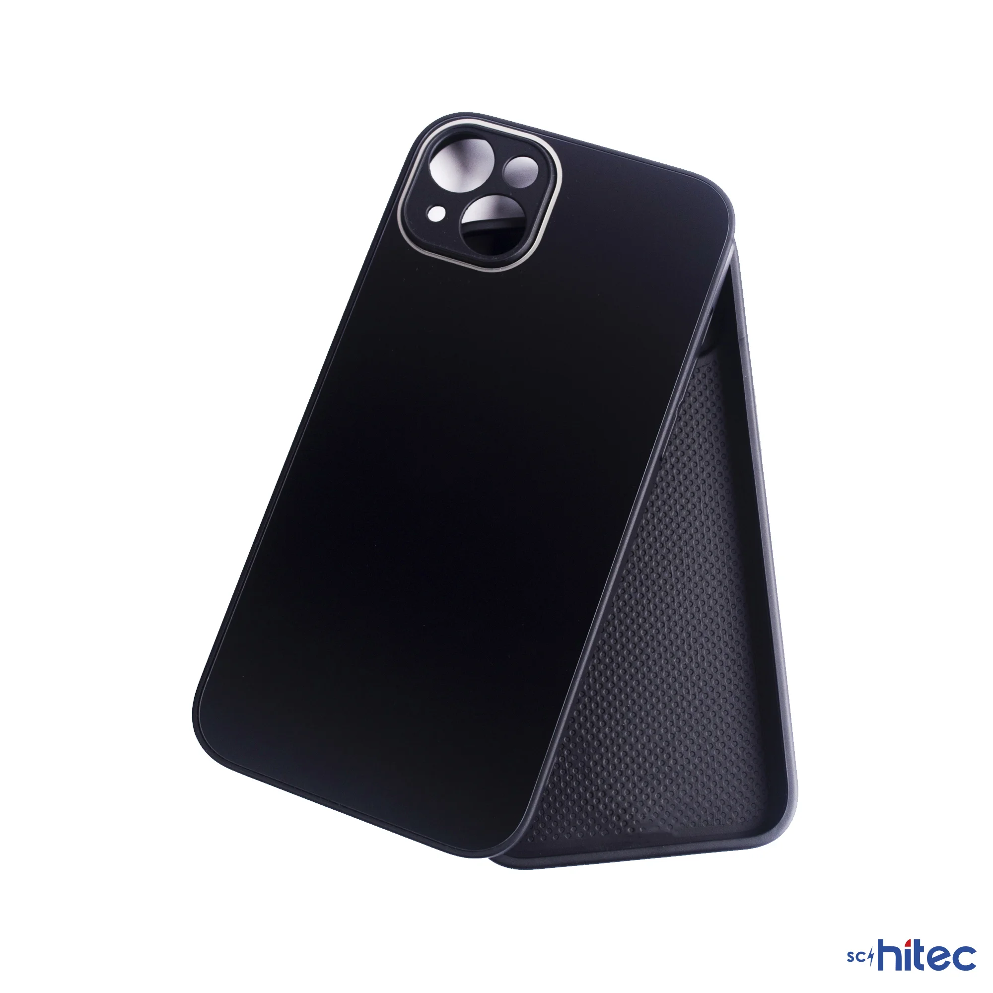 ScHitec Deluxe İphone 14 Plus Mat Kılıf Siyah