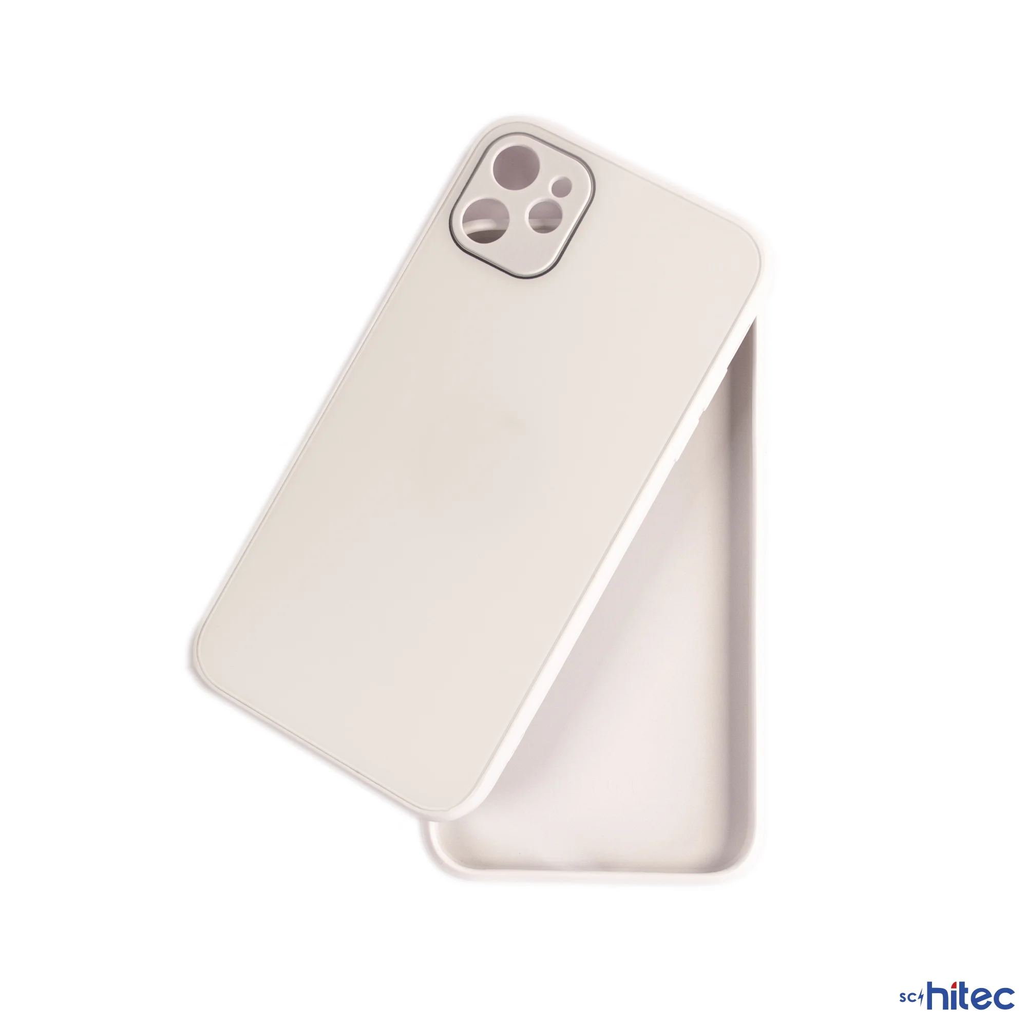 ScHitec Deluxe İphone 11 Mat Kılıf Beyaz