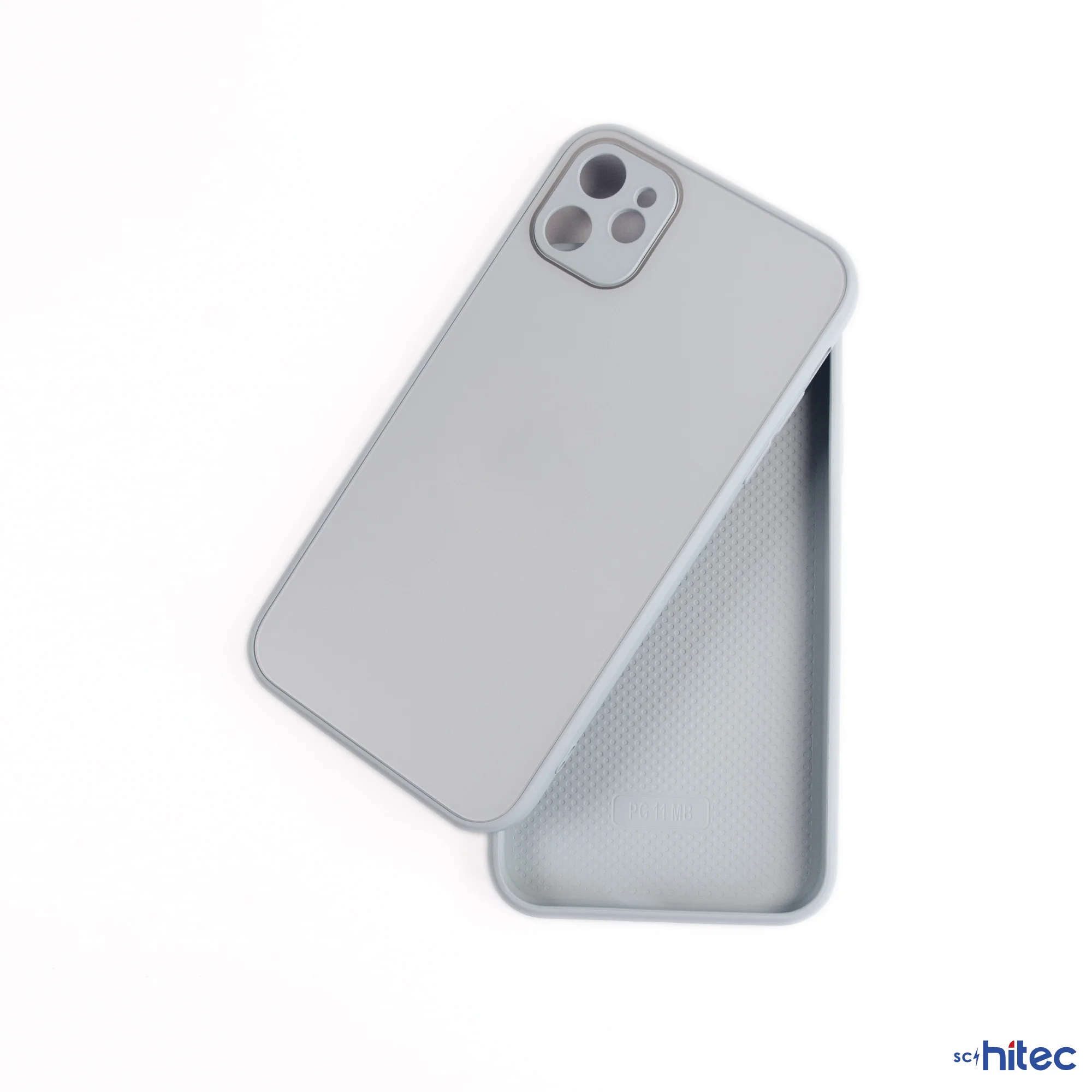 ScHitec Deluxe İphone 12 Mat Kılıf Buz Mavisi