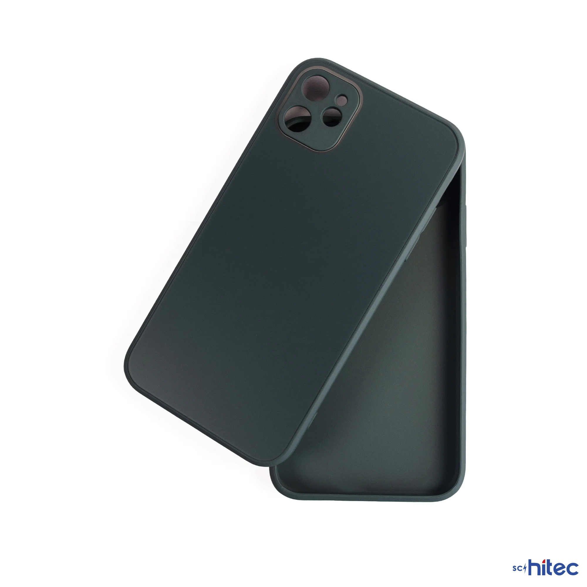 ScHitec Deluxe İphone 12 Mat Kılıf Yeşil